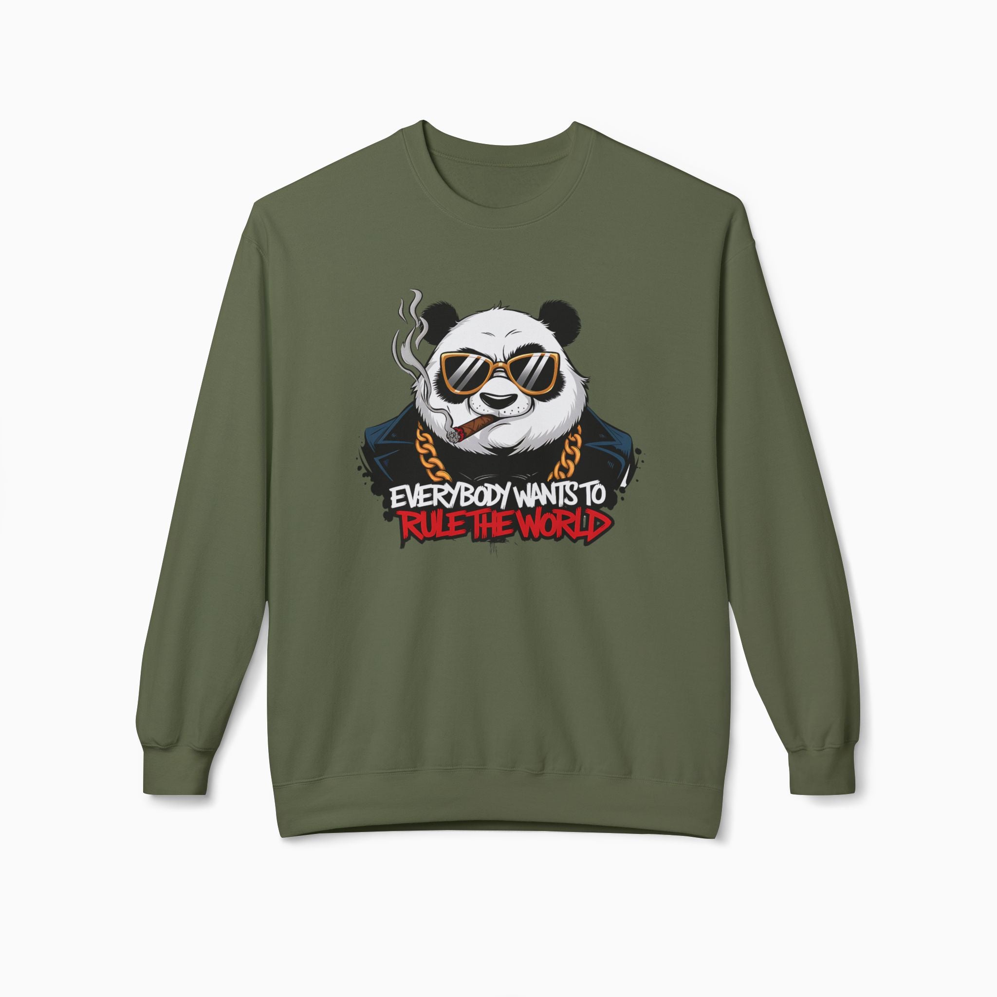 Gangster Panda: Everybody Wants to Rule the World  Unisex Sweatshirt
