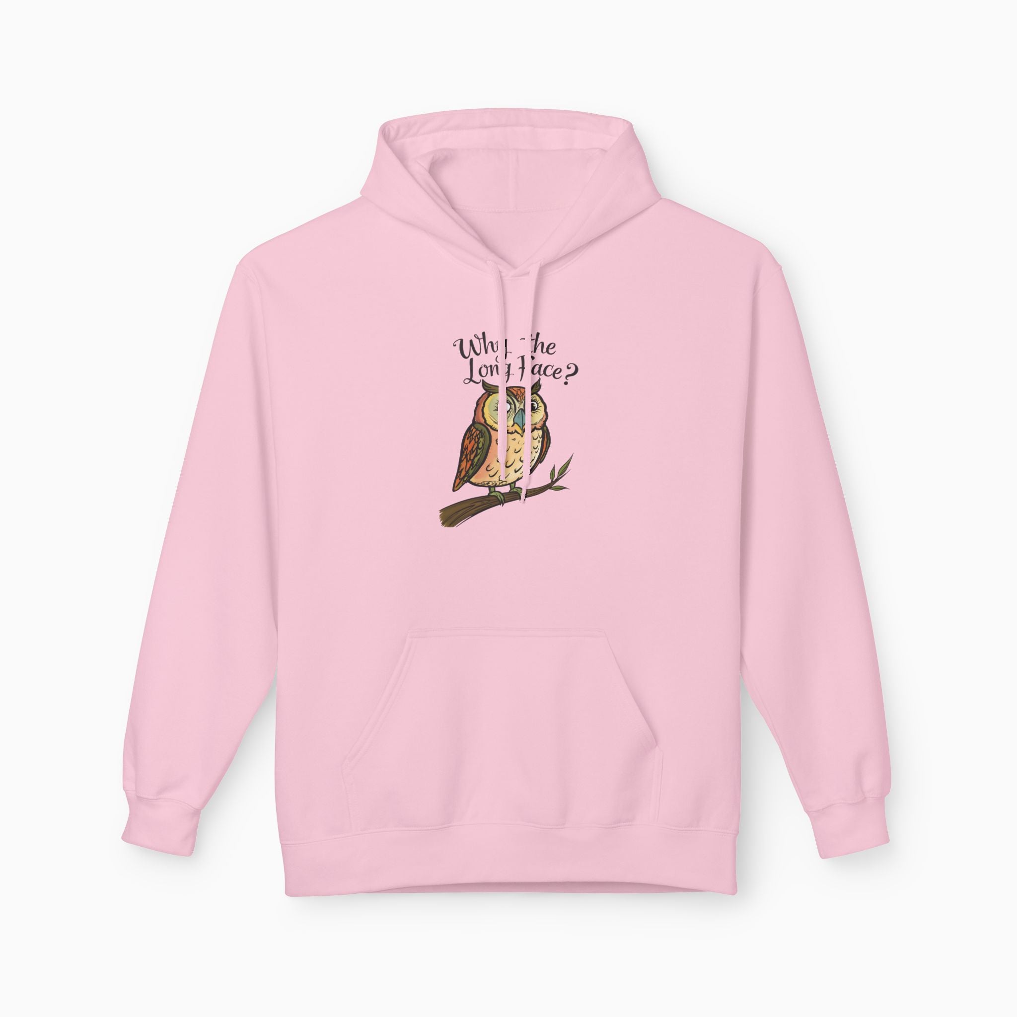 Night Owl Why the Long Face Unisex Hoodie