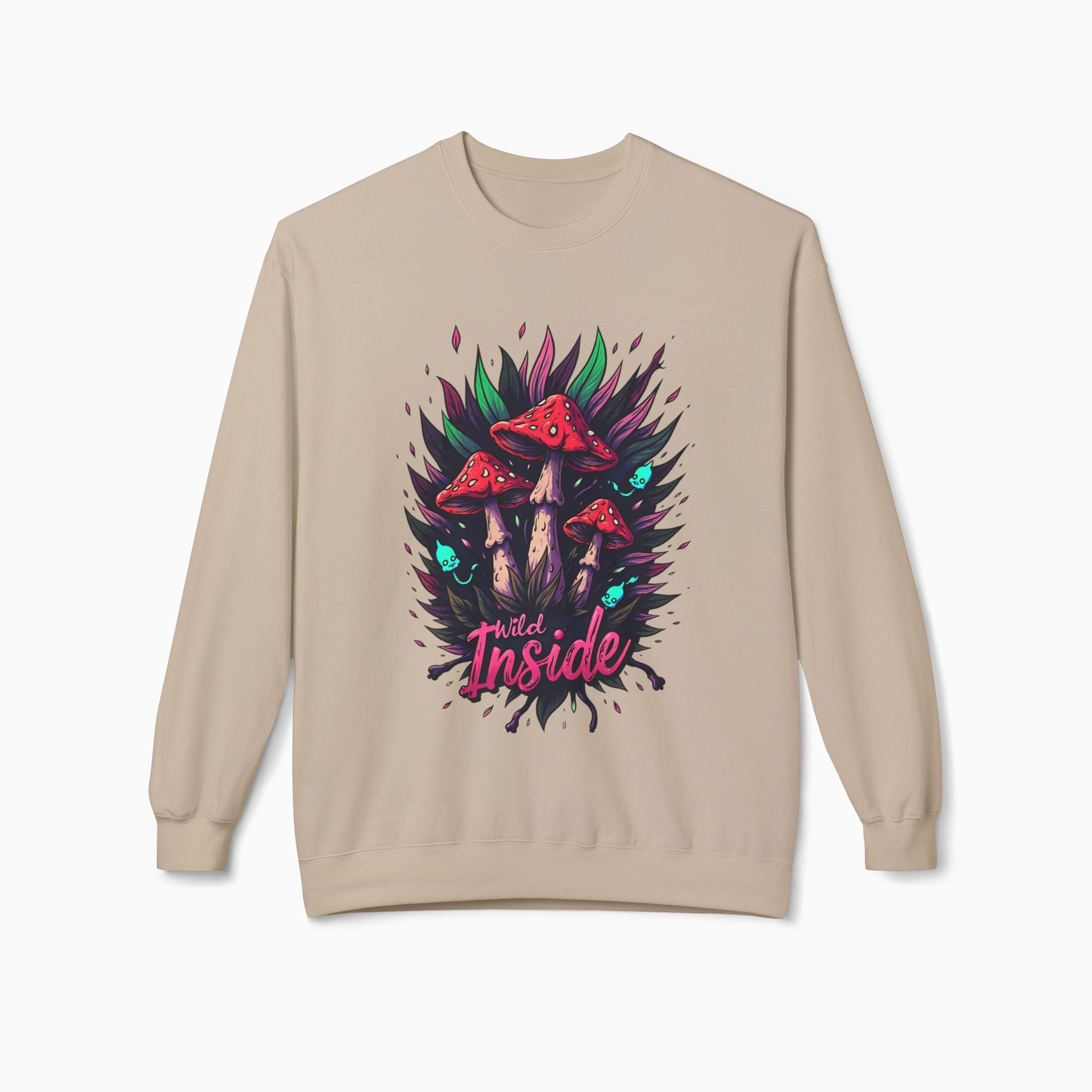 Poisonous Mushrooms Graphic Sweatshirt - Stylish & Soft Unisex Wear