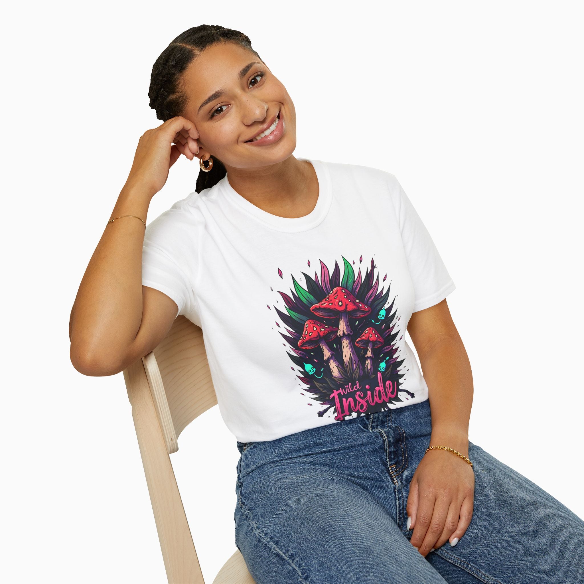 Poisonous Mushrooms Wild Inside Unisex T-Shirt