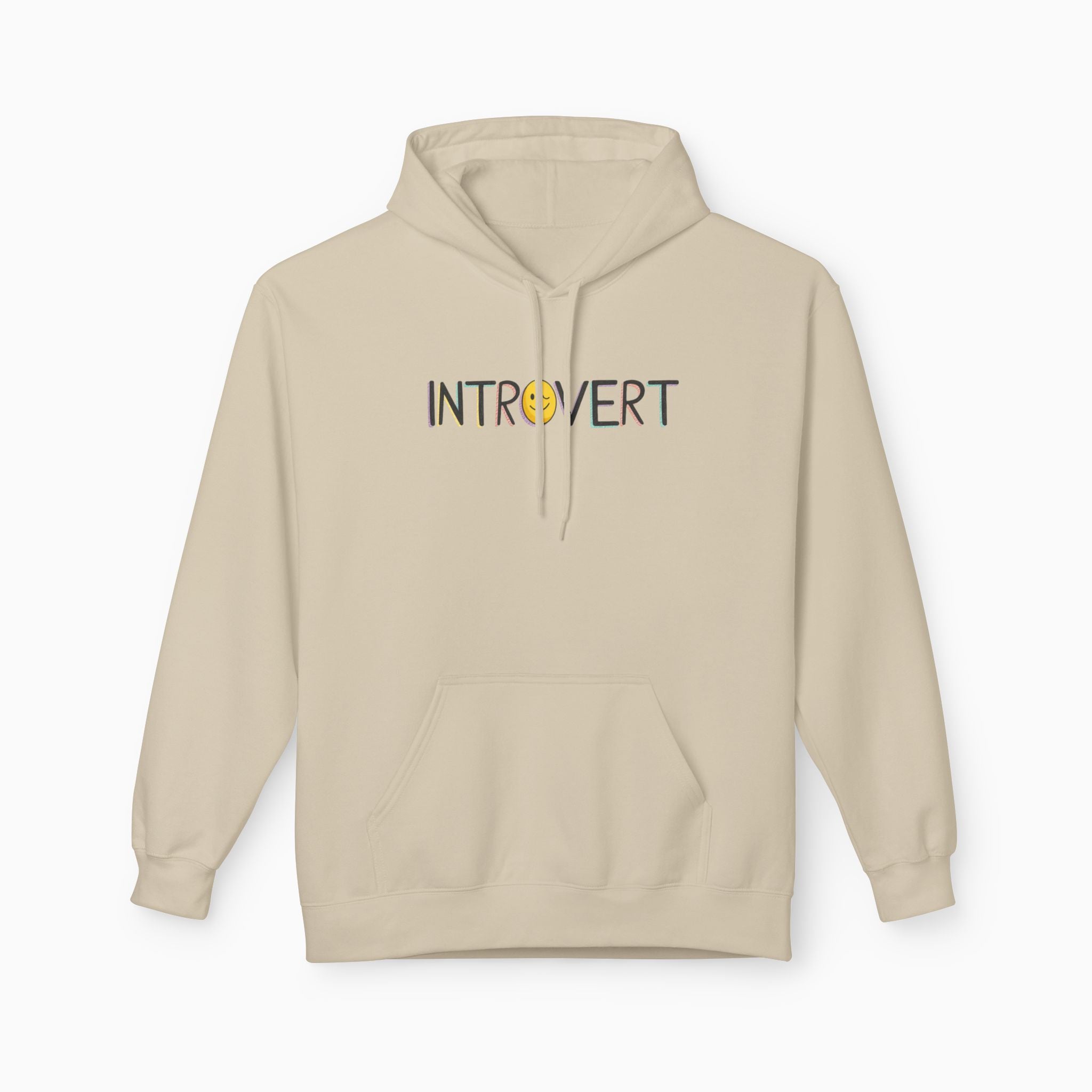 Introvert Unisex Hoodie - Sustainable Comfort & Style by Woollieemix