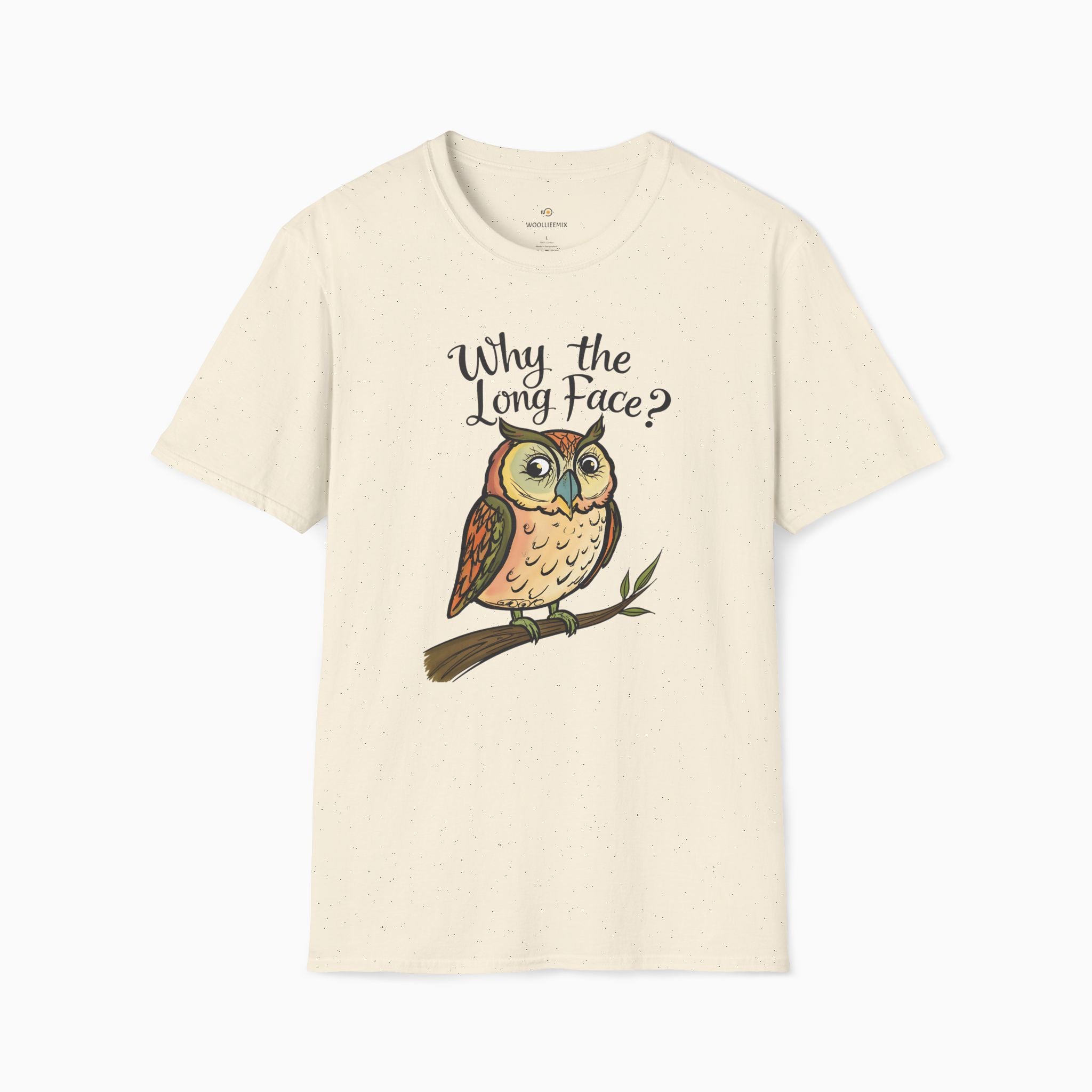Night Owl Why the Long Face Unisex T-Shirt