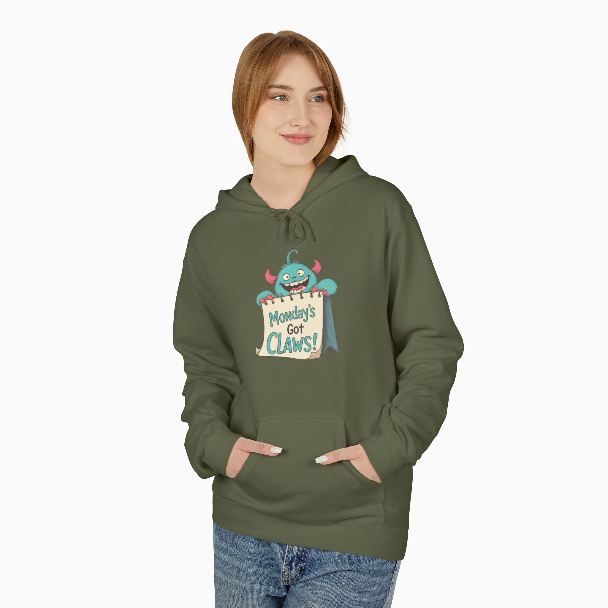 Monday's Got Claws Unisex Hoodie
