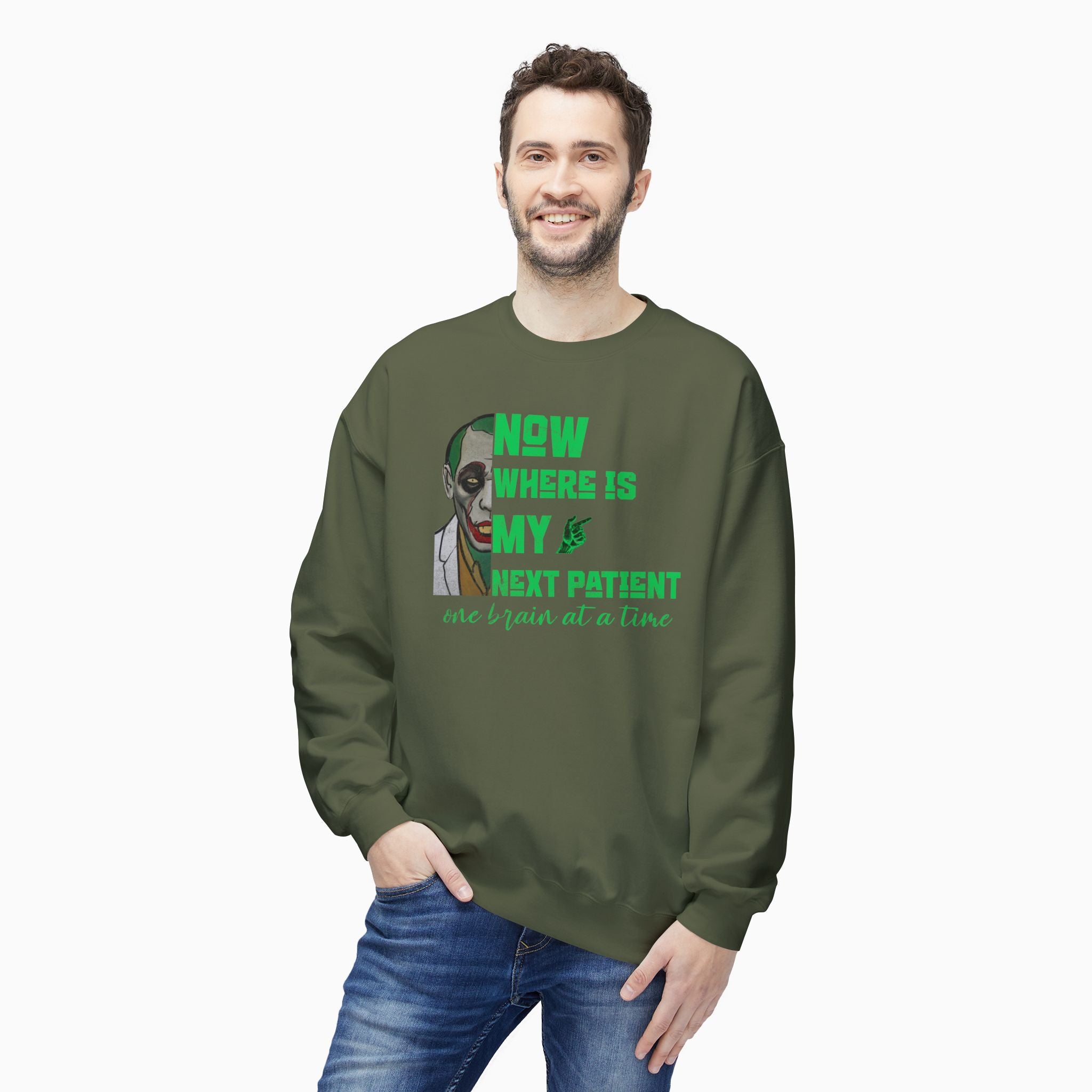 Zombie Doctor: Where is My Next Patient Unisex Sweatshirt