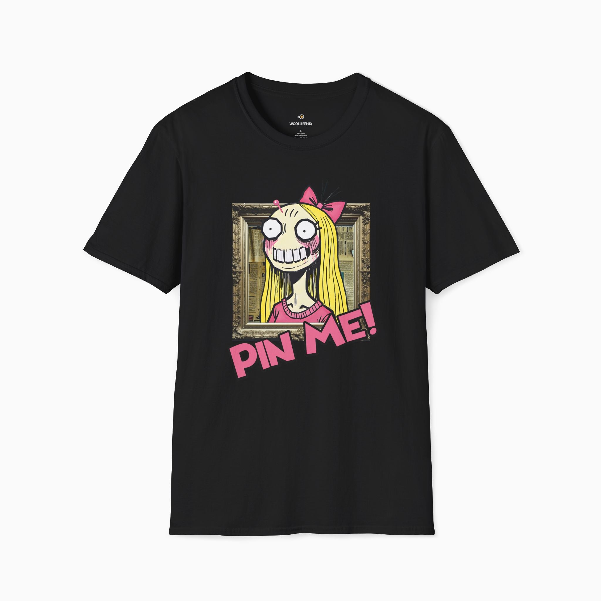 Pin Me Unisex T-Shirt - Premium 100% Cotton Classic Crew Neck Tee