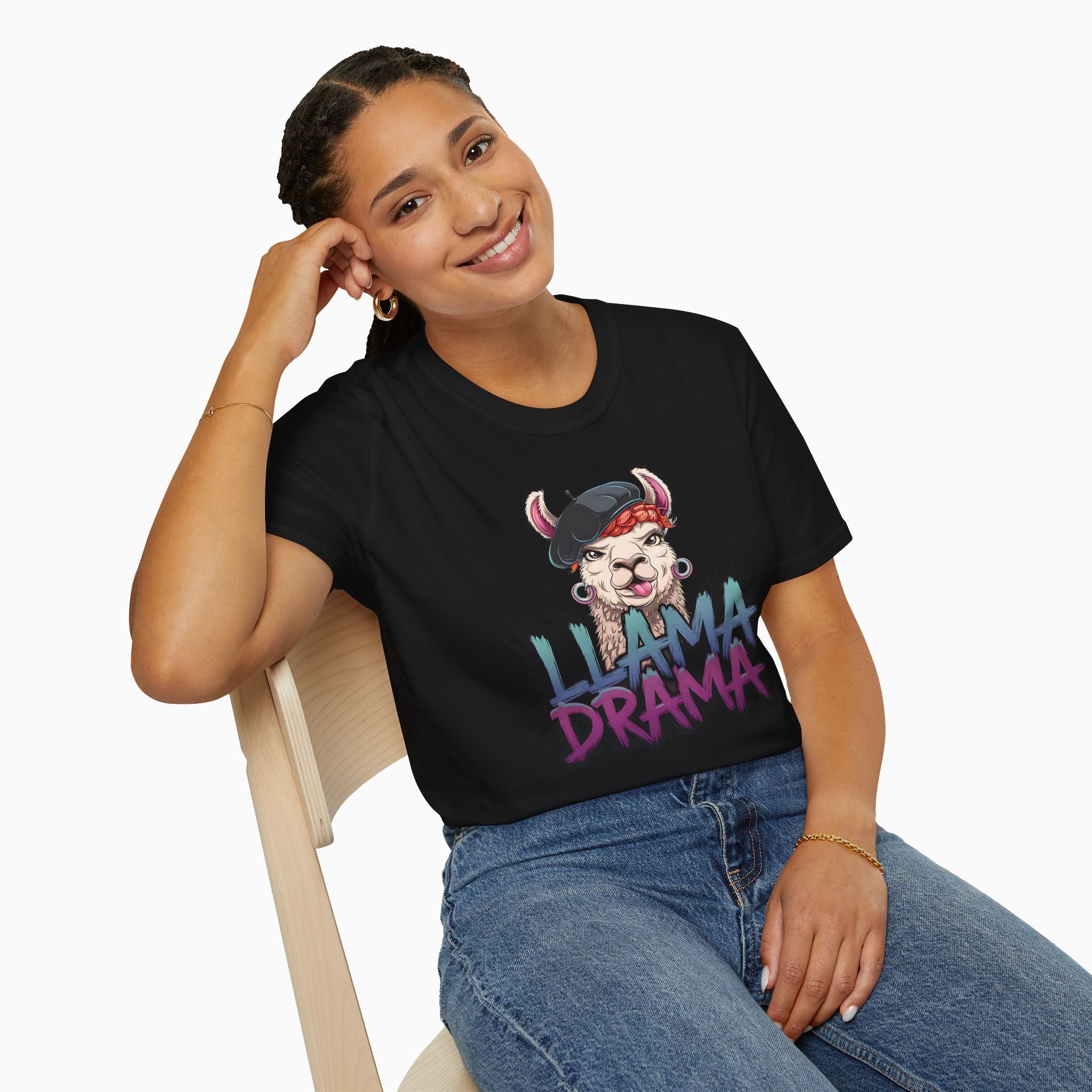 Nft Style Llama Drame Unisex T-Shirt