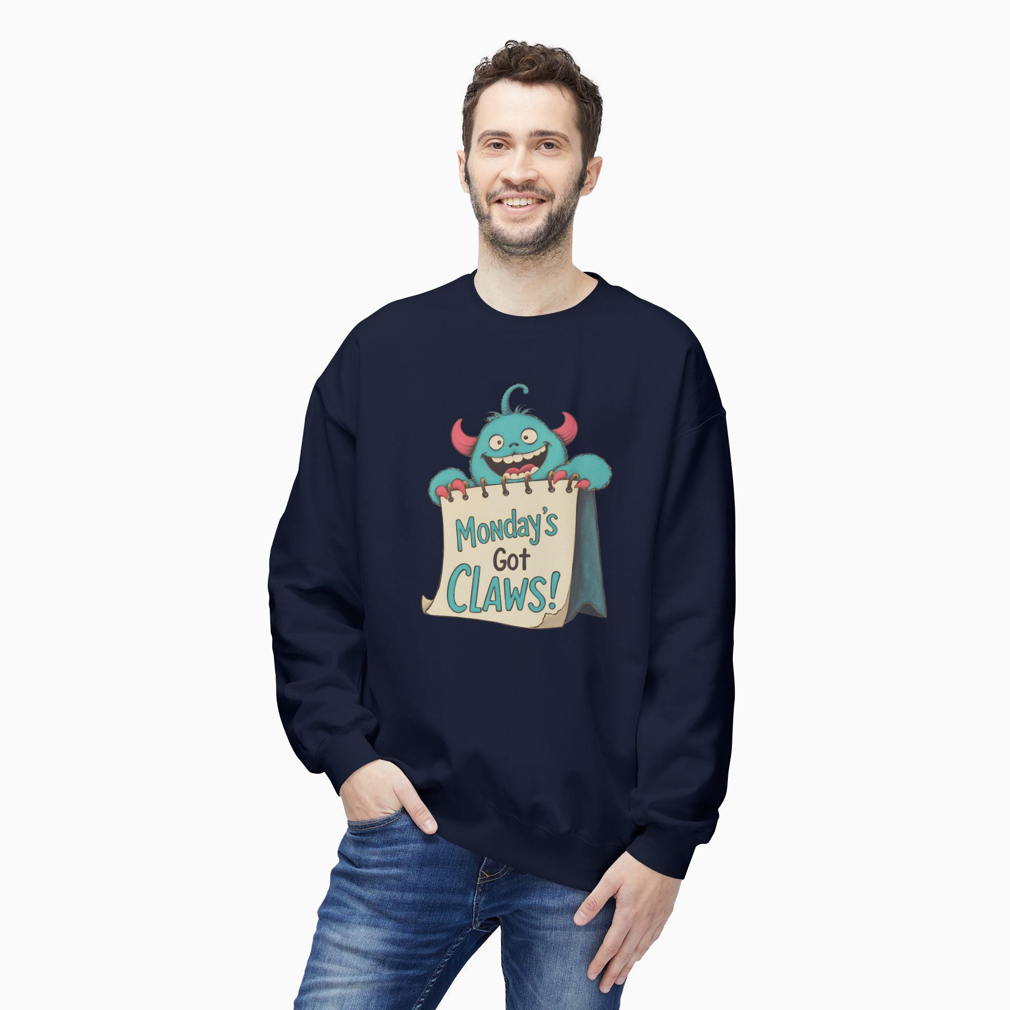 Monday's Got Claws Unisex Sweatshirt