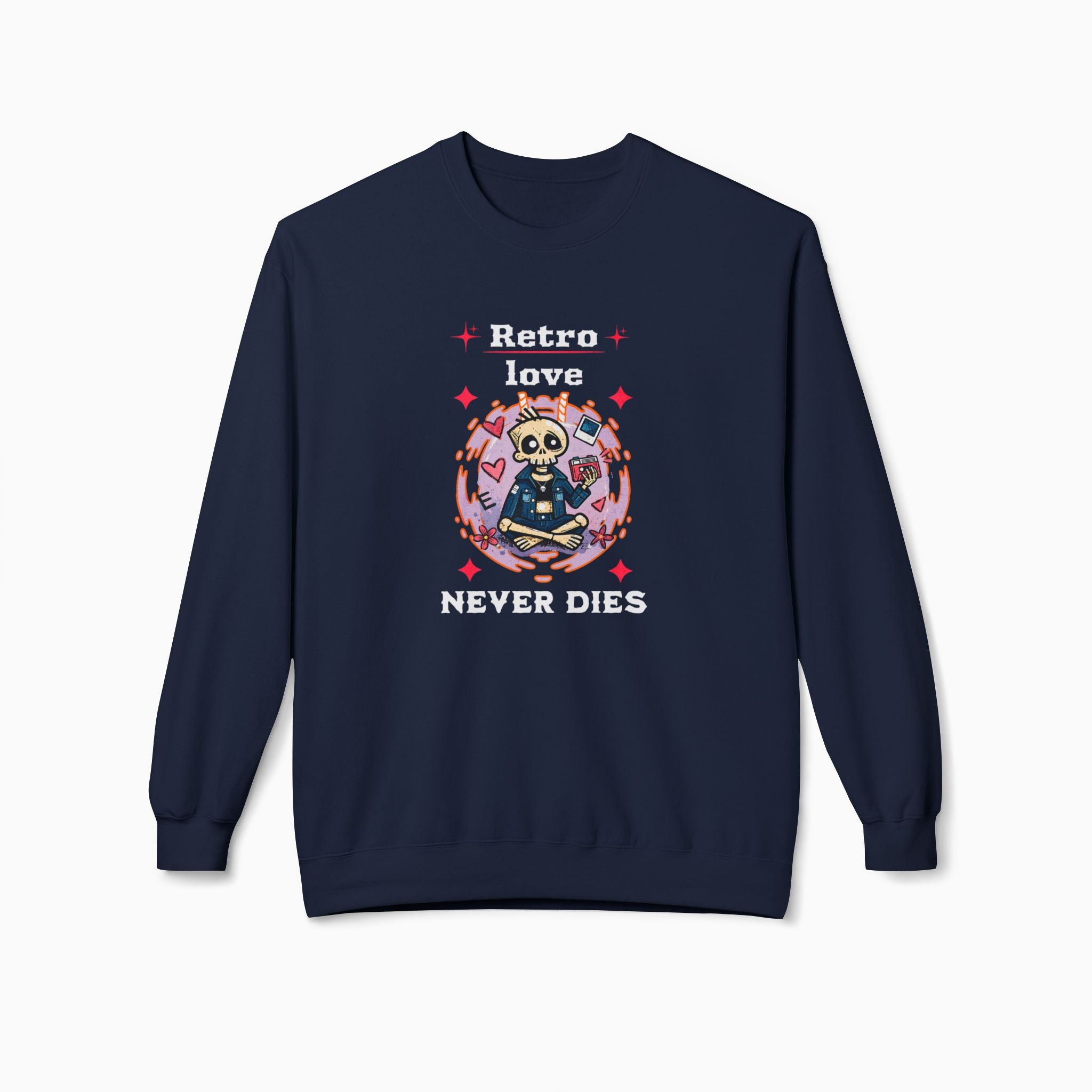 Retro Love, Never Dies Unisex Sweatshirt