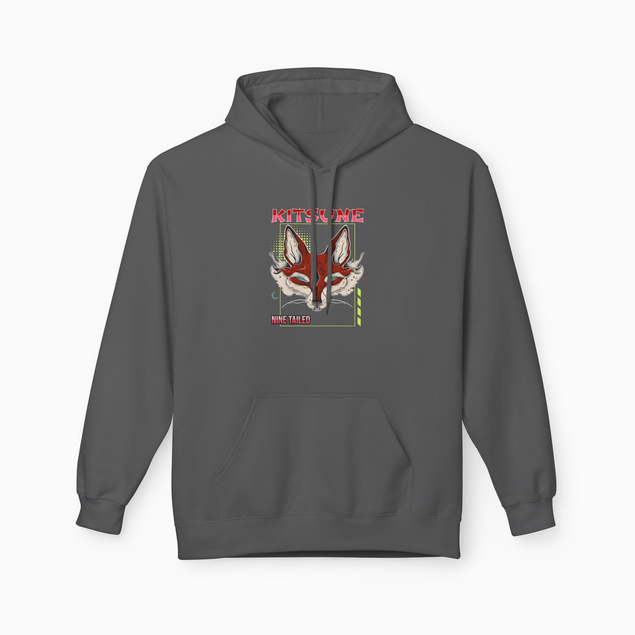 Kitsune Nine Tailed Fox Unisex Hoodie - Design by Woollieemix