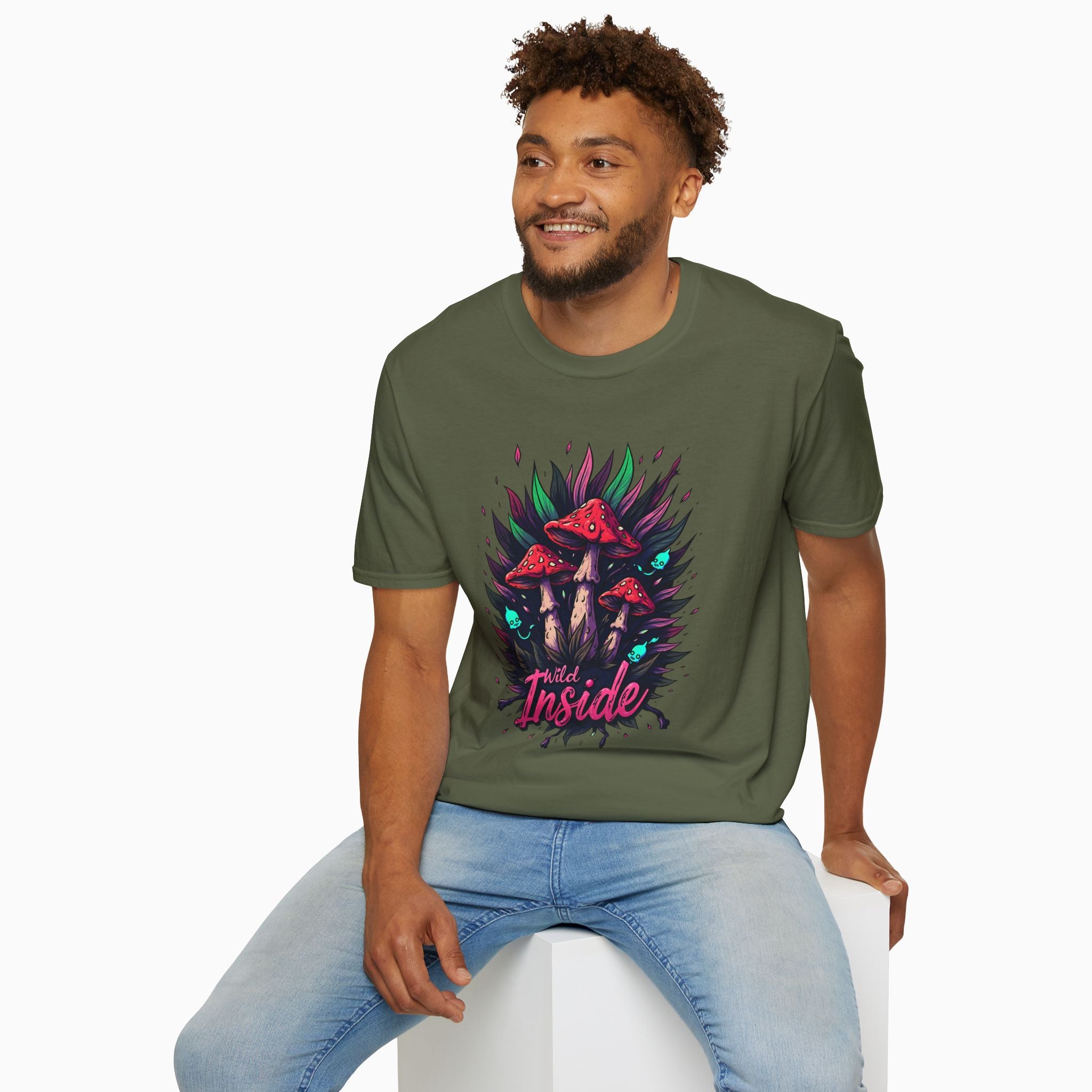 Poisonous Mushrooms Wild Inside Unisex T-Shirt