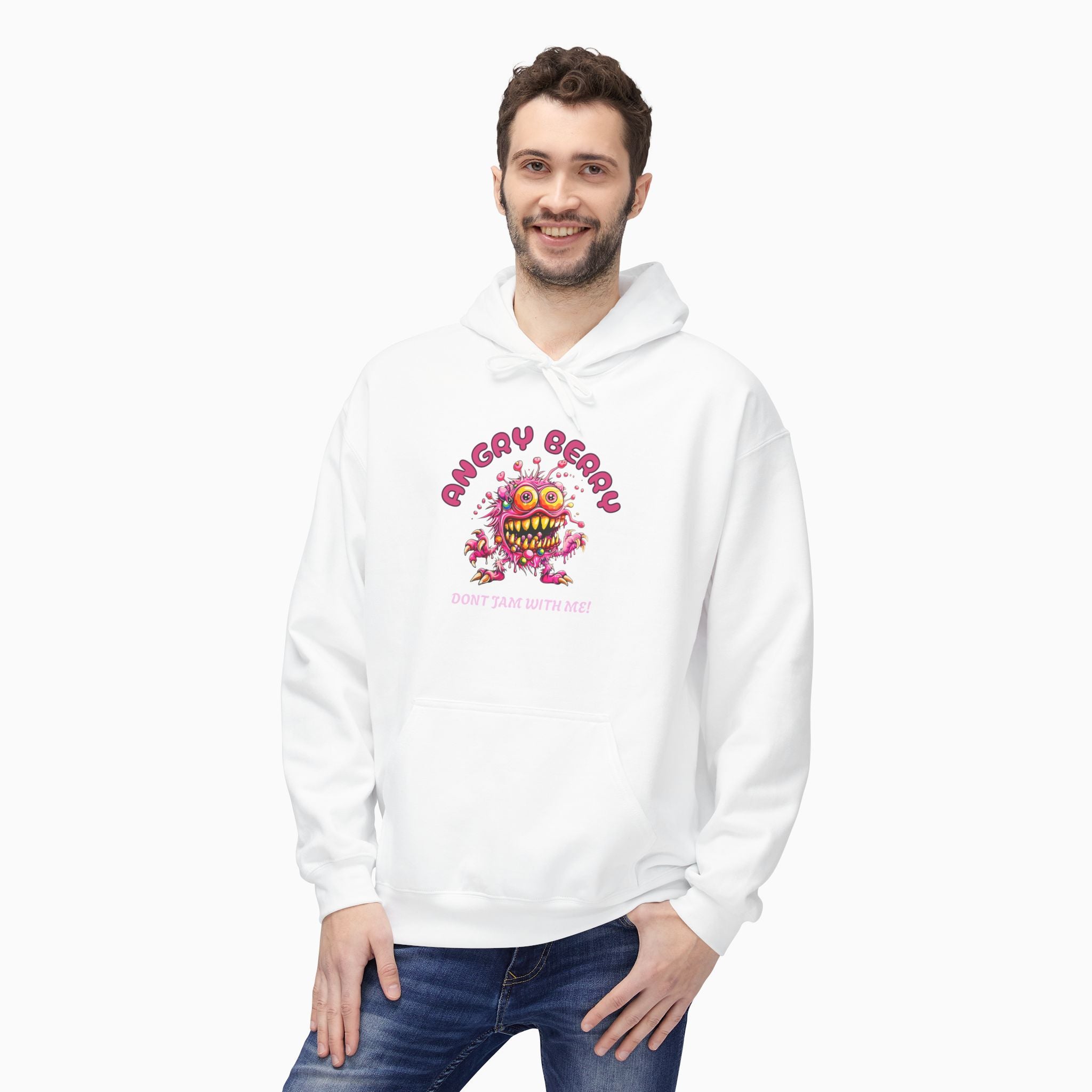 Angry Cherry Unisex Hoodie – Exclusive Design by Woollieemix