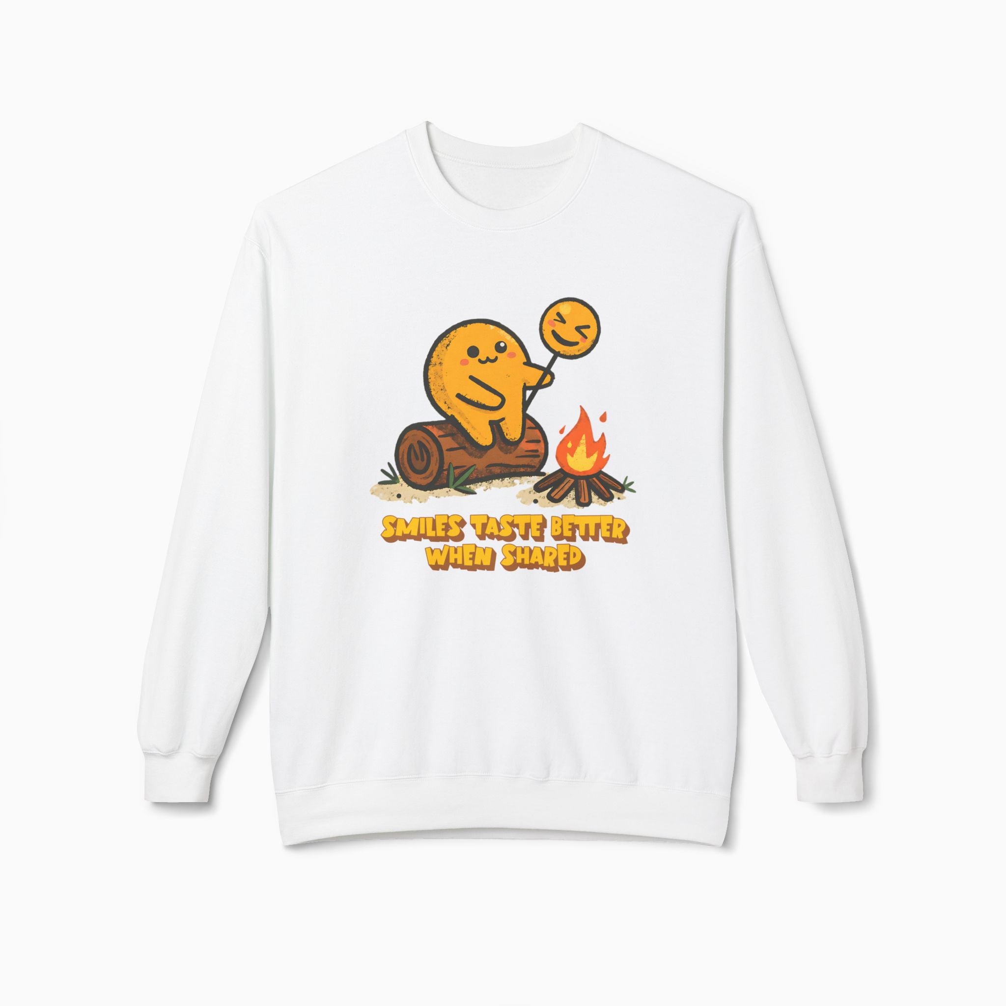 Smile Together: Unisex Sweatshirt - Cozy Woollieemix Comfort