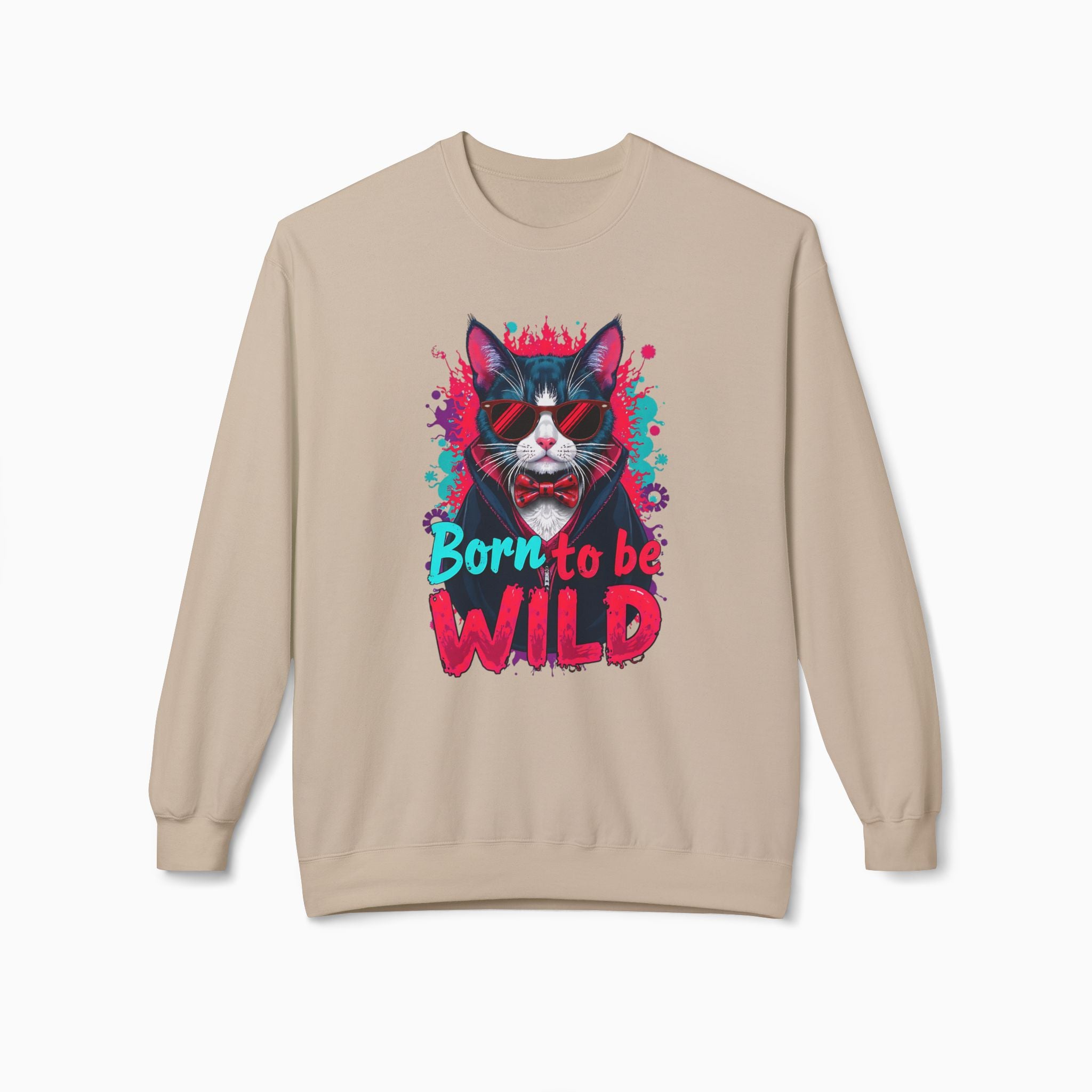 Dragula Cat Unisex Sweatshirt - Born To Be Wild | Woollieemix