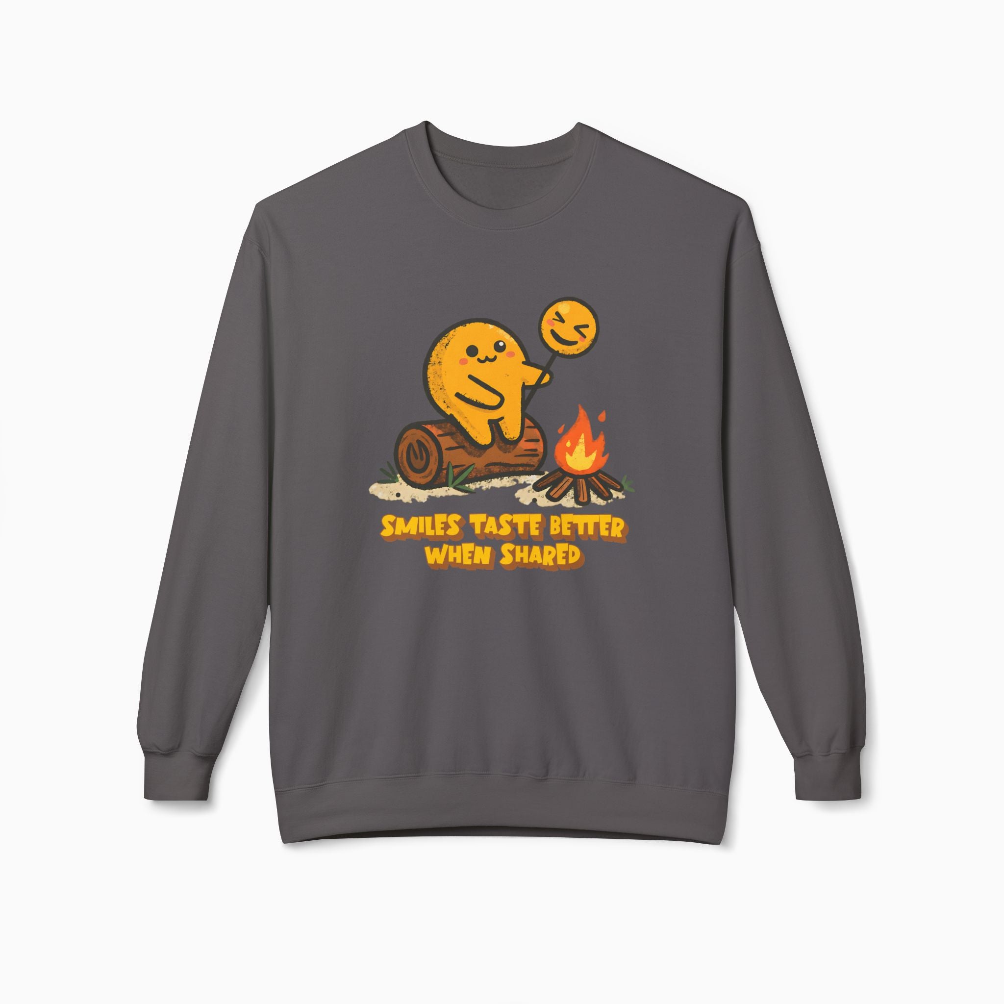 Smile Together: Unisex Sweatshirt - Cozy Woollieemix Comfort