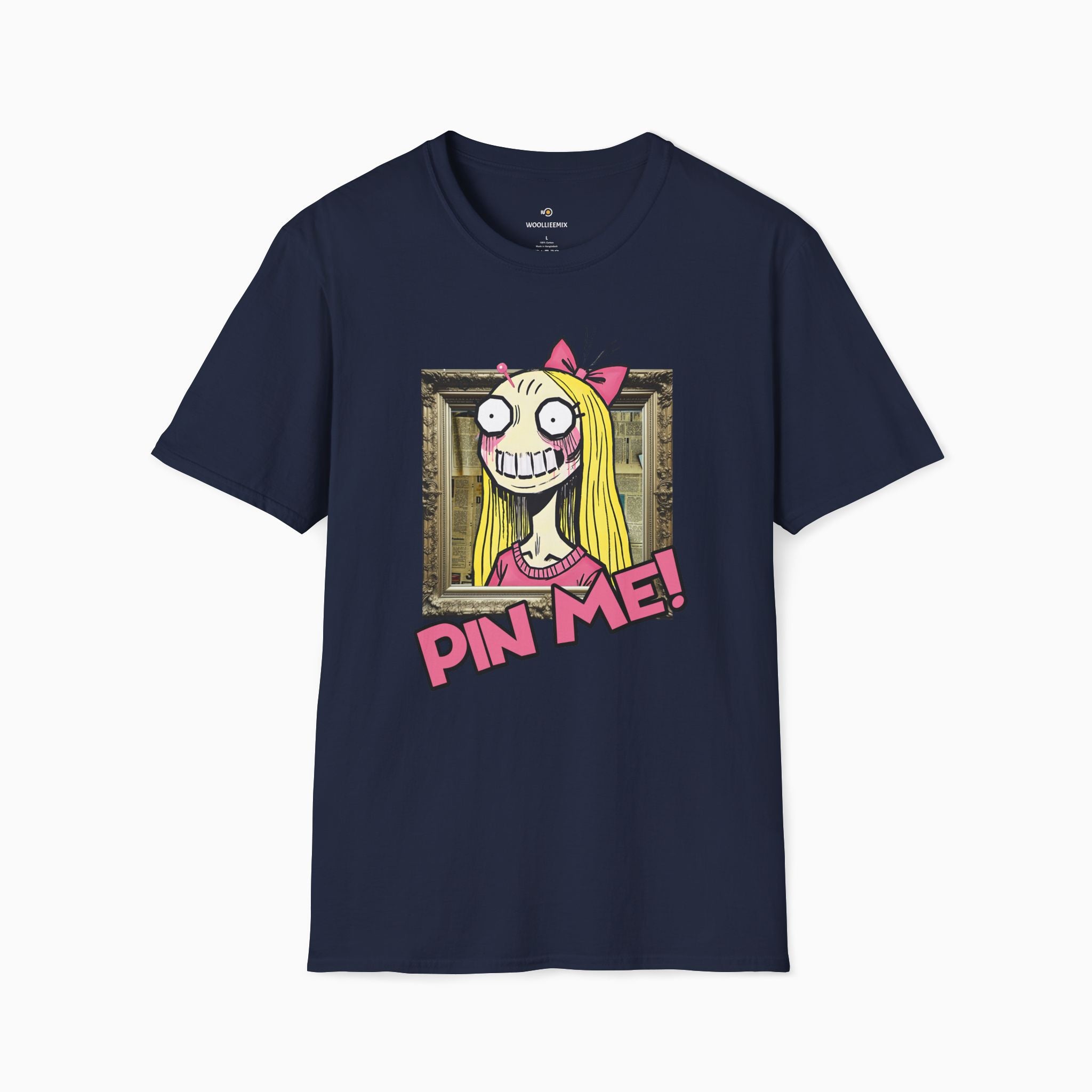 Pin Me Unisex T-Shirt - Premium 100% Cotton Classic Crew Neck Tee