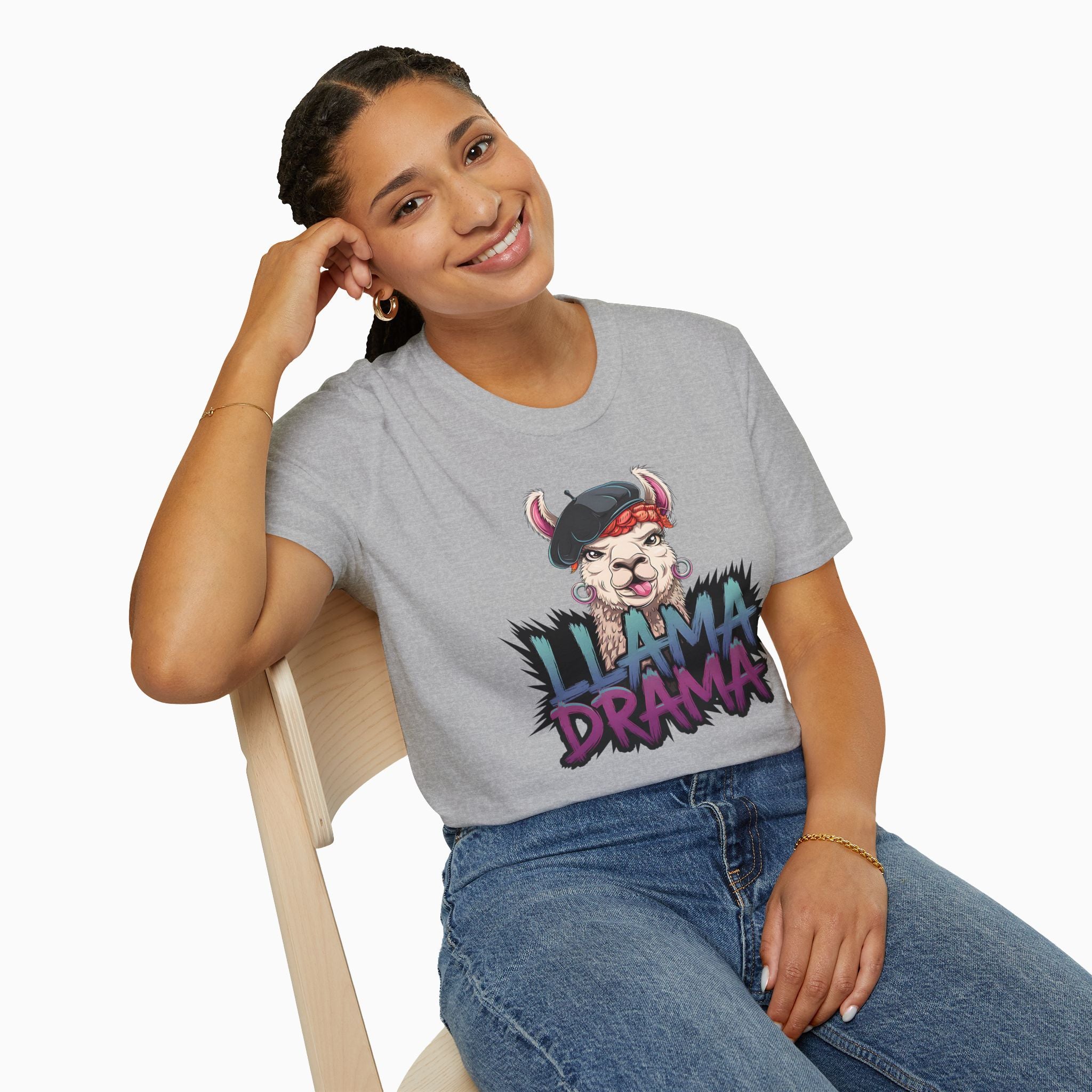 Nft Style Llama Drame Unisex T-Shirt