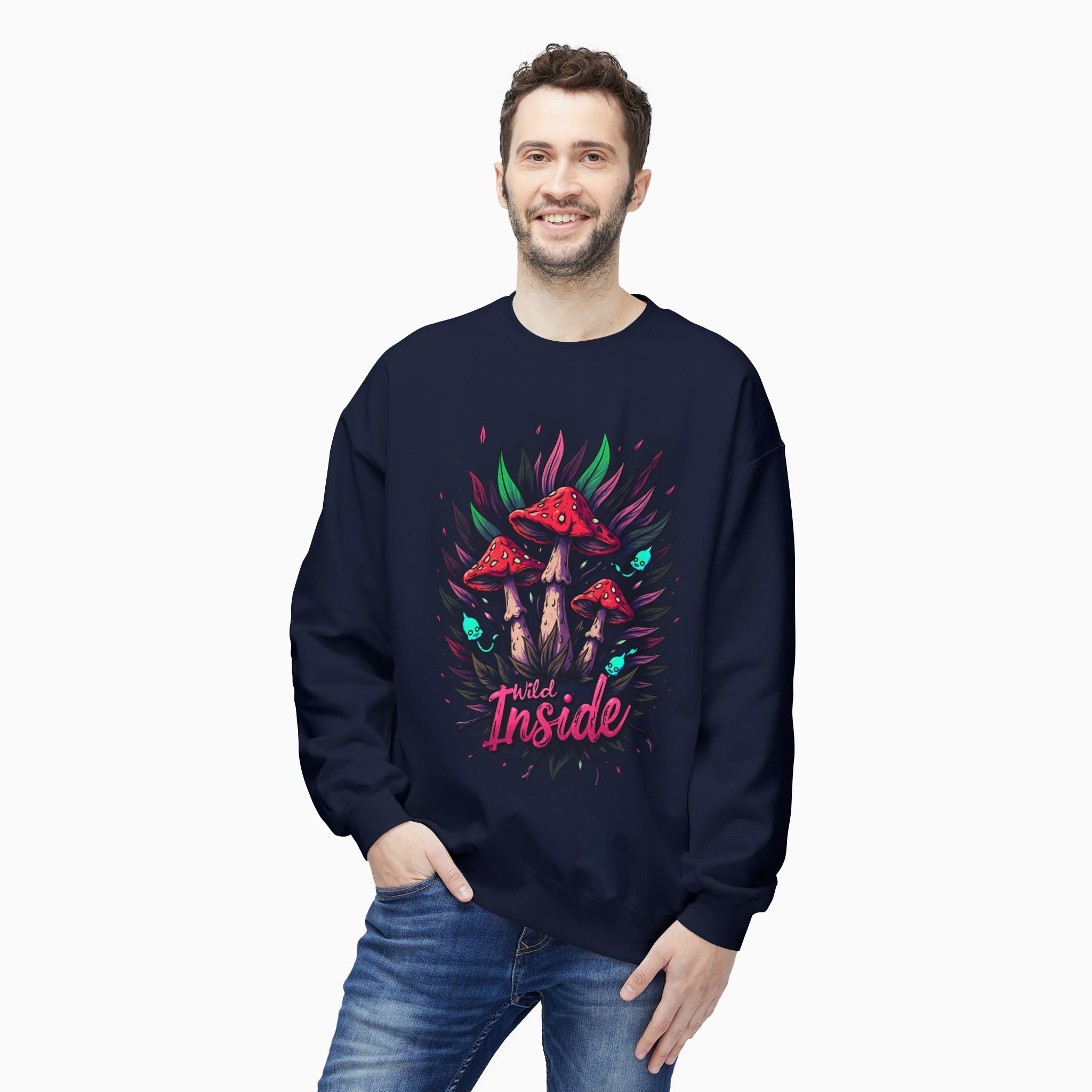 Poisonous Mushrooms Graphic Sweatshirt - Stylish & Soft Unisex Wear