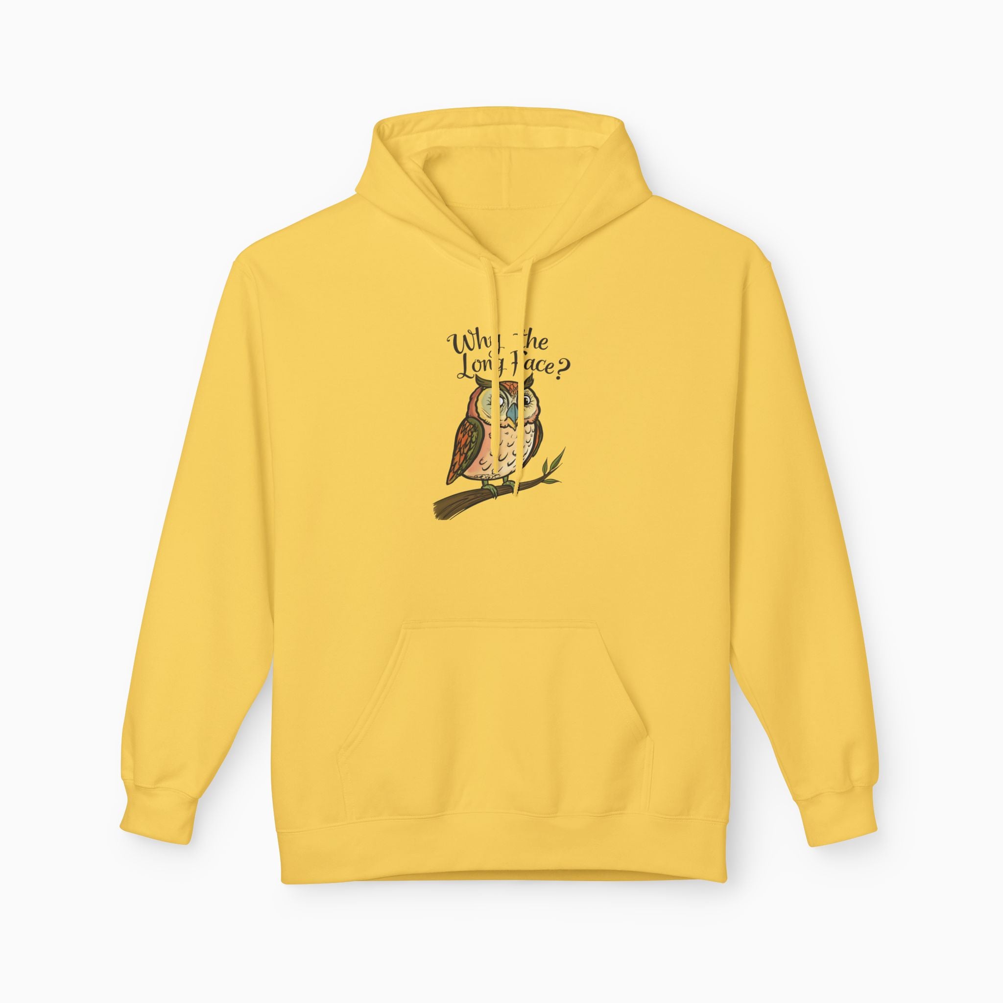 Night Owl Why the Long Face Unisex Hoodie