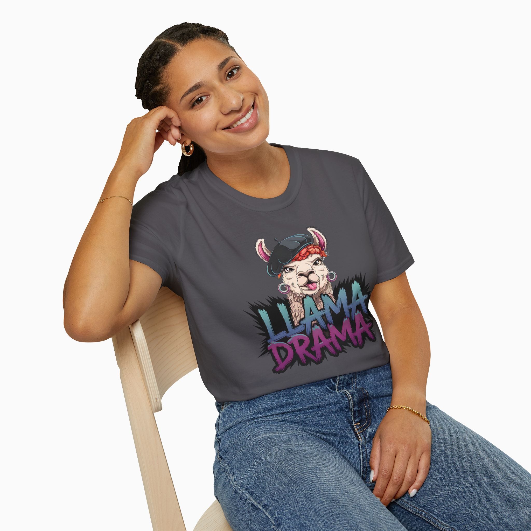 Nft Style Llama Drame Unisex T-Shirt