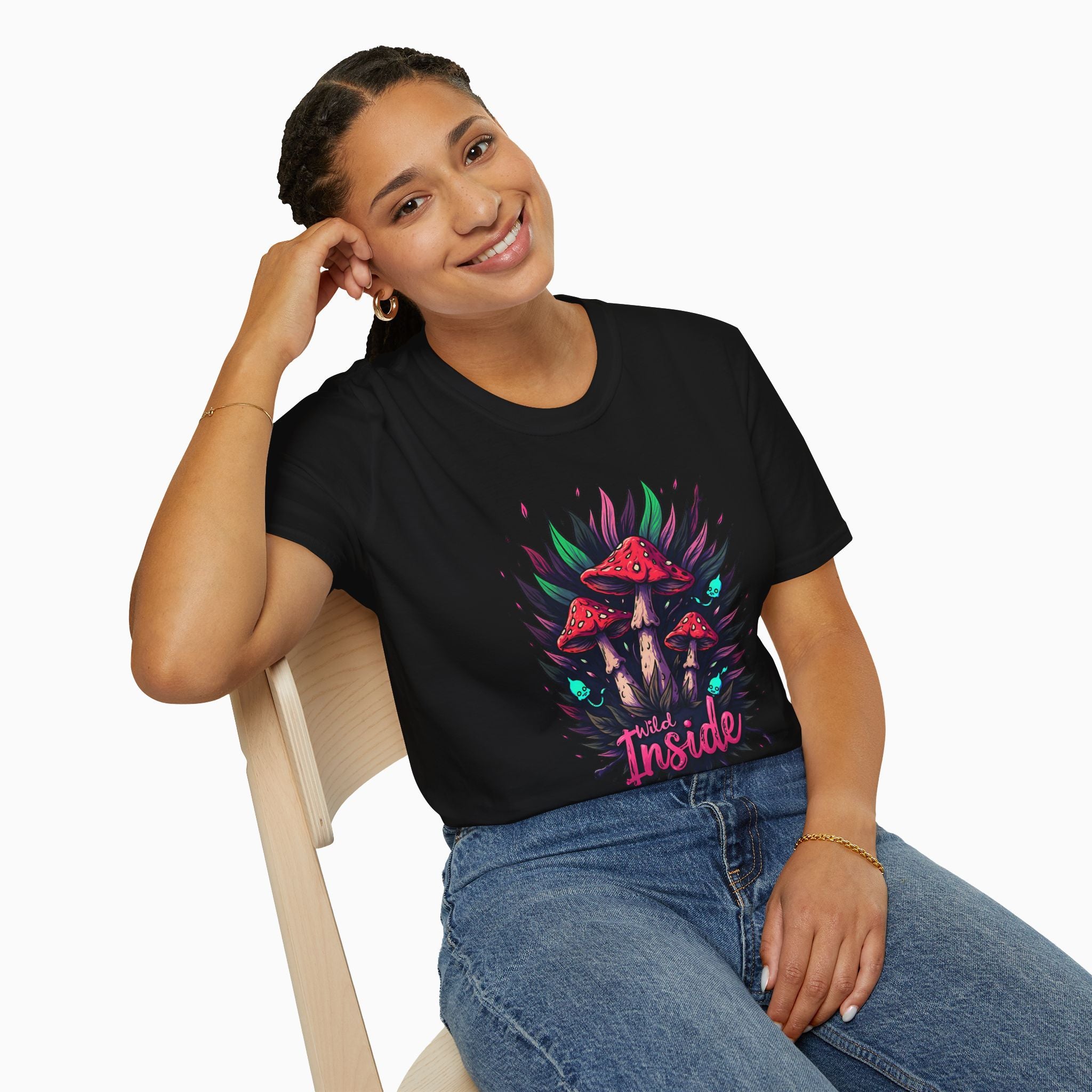 Poisonous Mushrooms Wild Inside Unisex T-Shirt