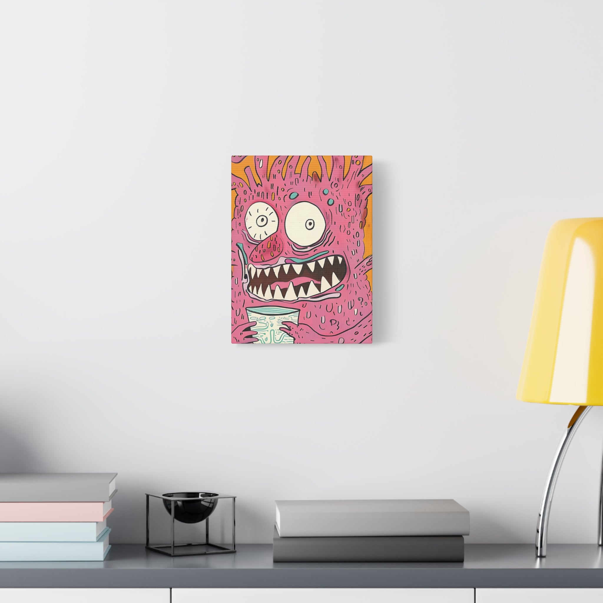 Labor Day Monster Canvas Print