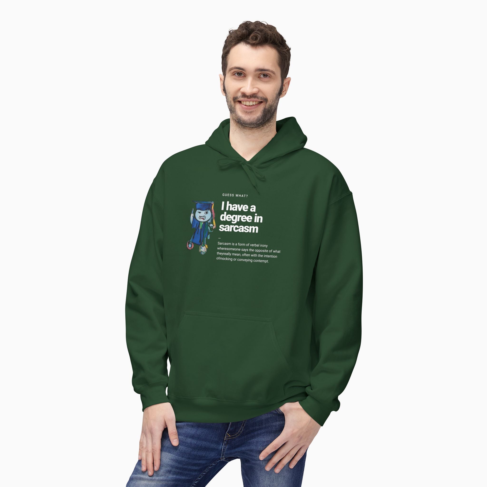 I Have a Degree in Sarcasm Dark Humor Unisex Hoodie