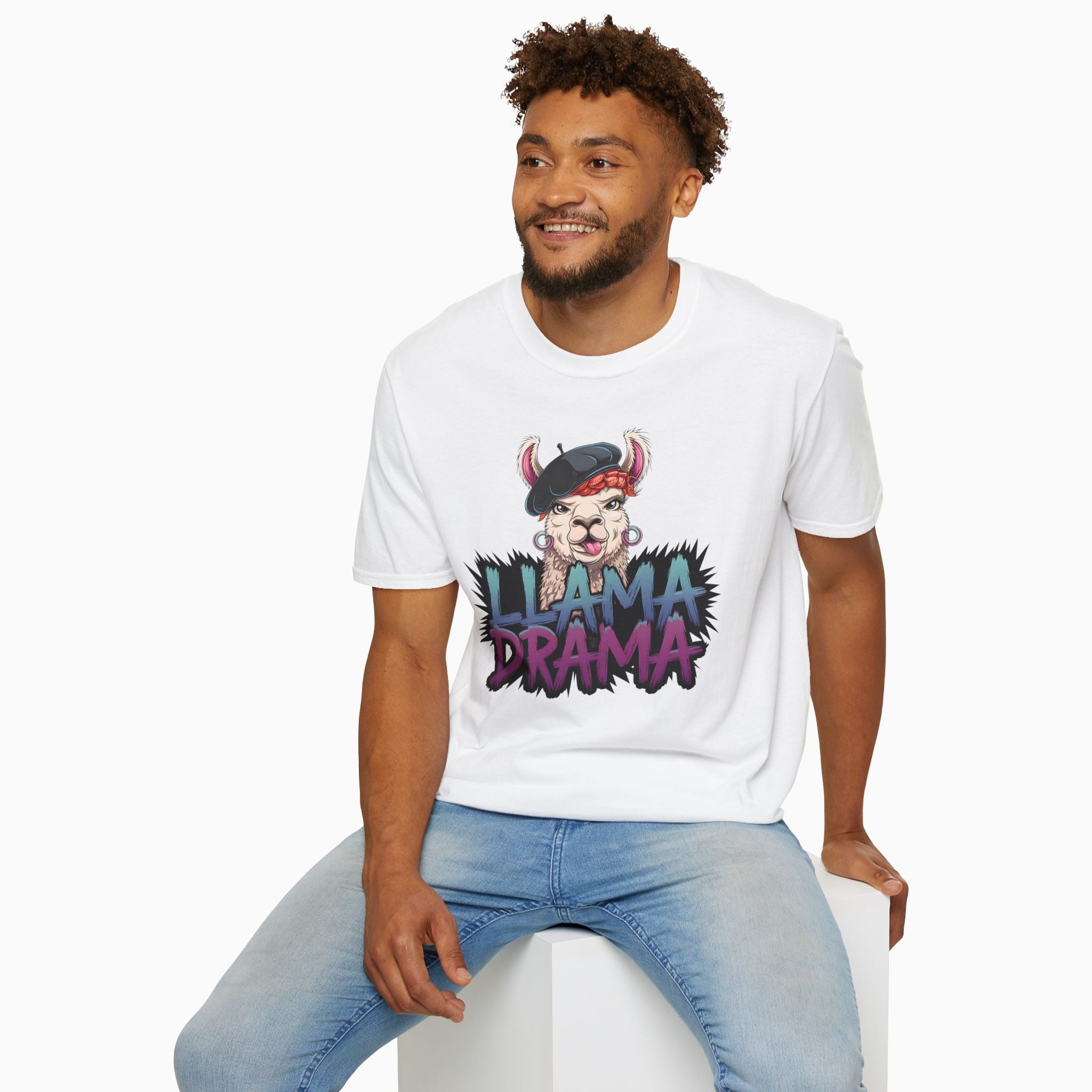 Nft Style Llama Drame Unisex T-Shirt