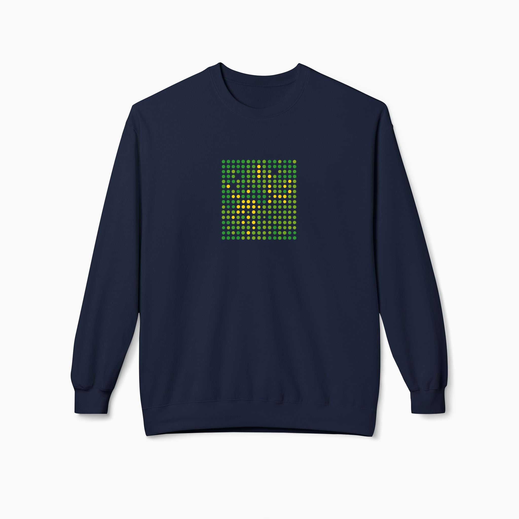 Green & Yellow QR Code Unisex Sweatshirt