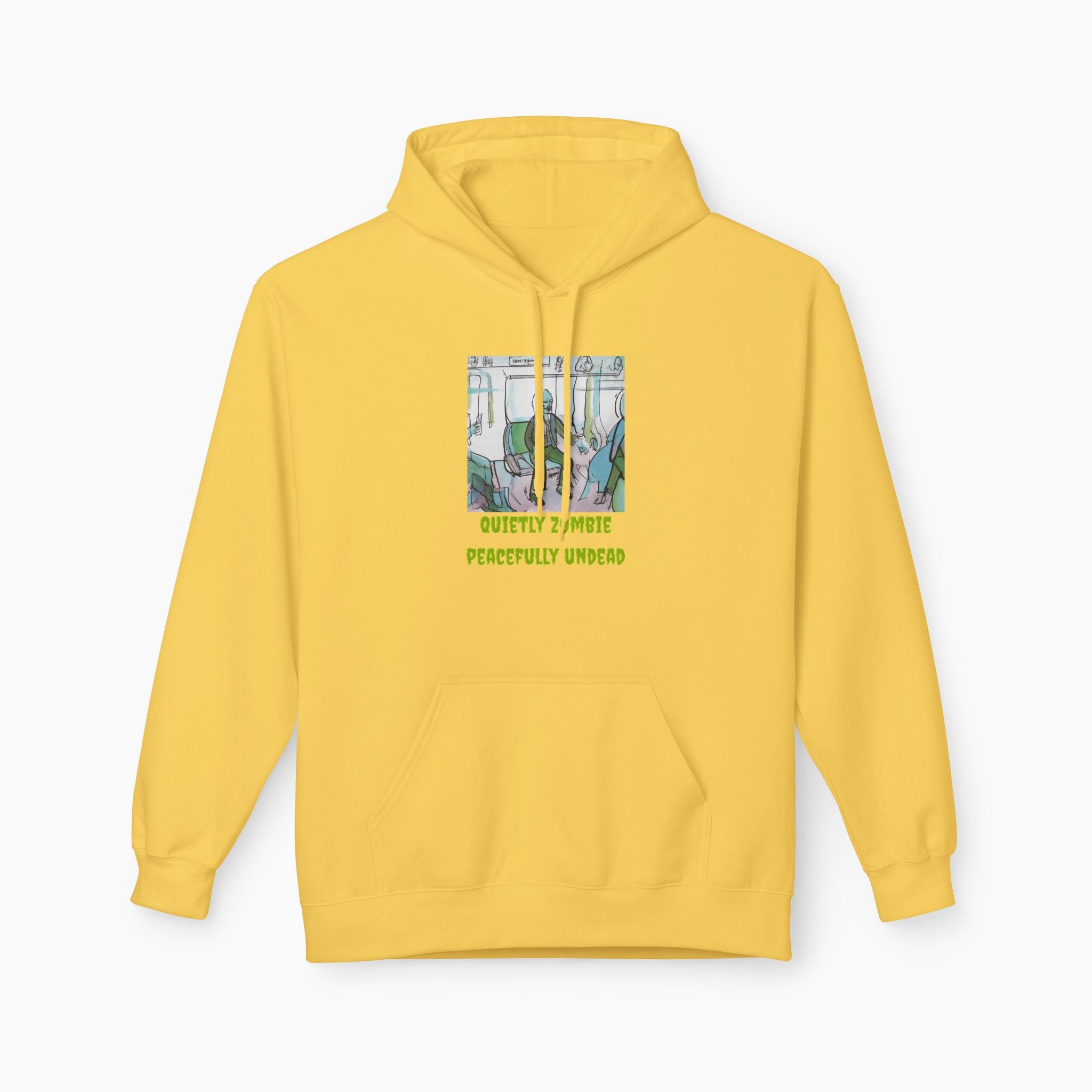 Quietly Zombie Peacefully Undead Unisex Hoodie