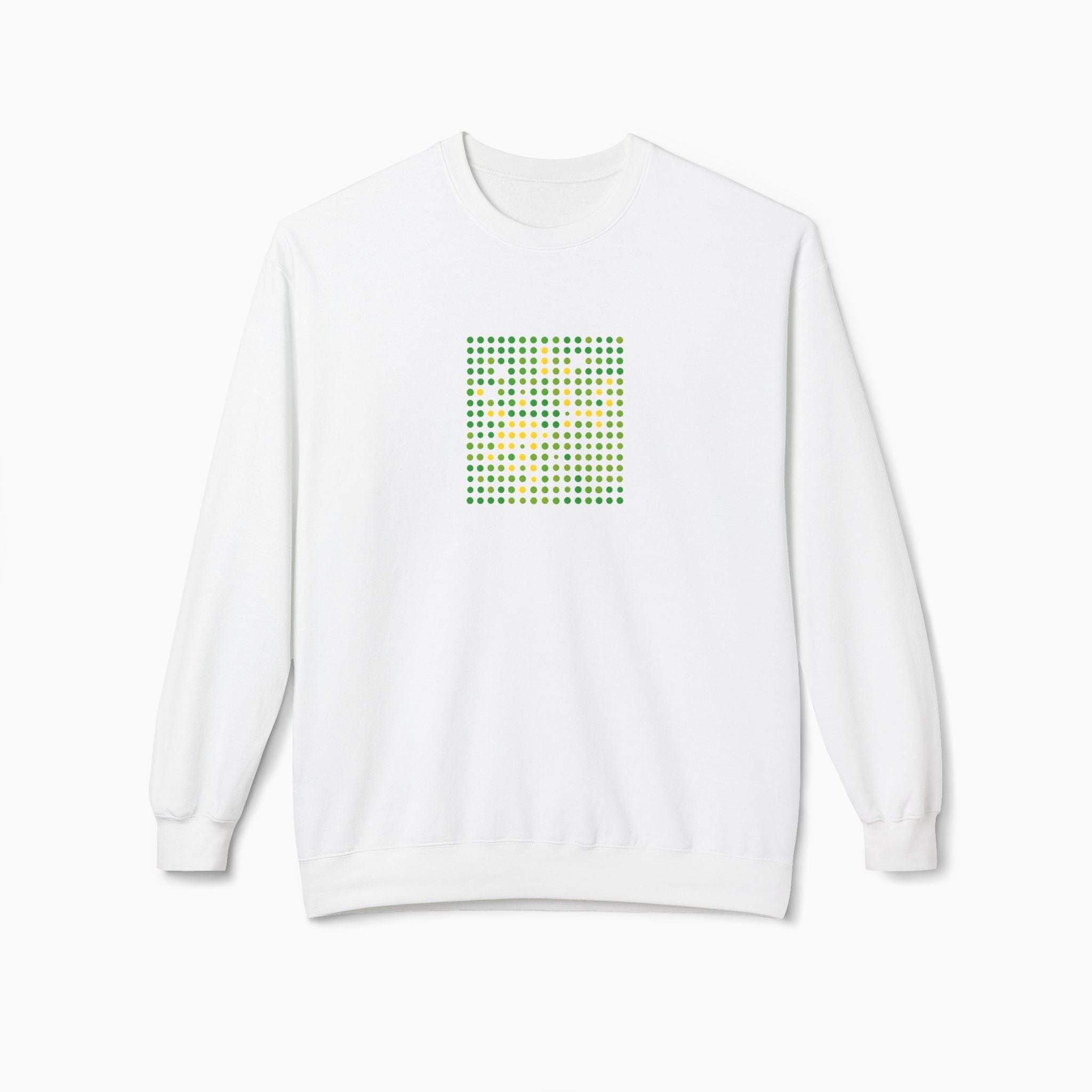 Green & Yellow QR Code Unisex Sweatshirt