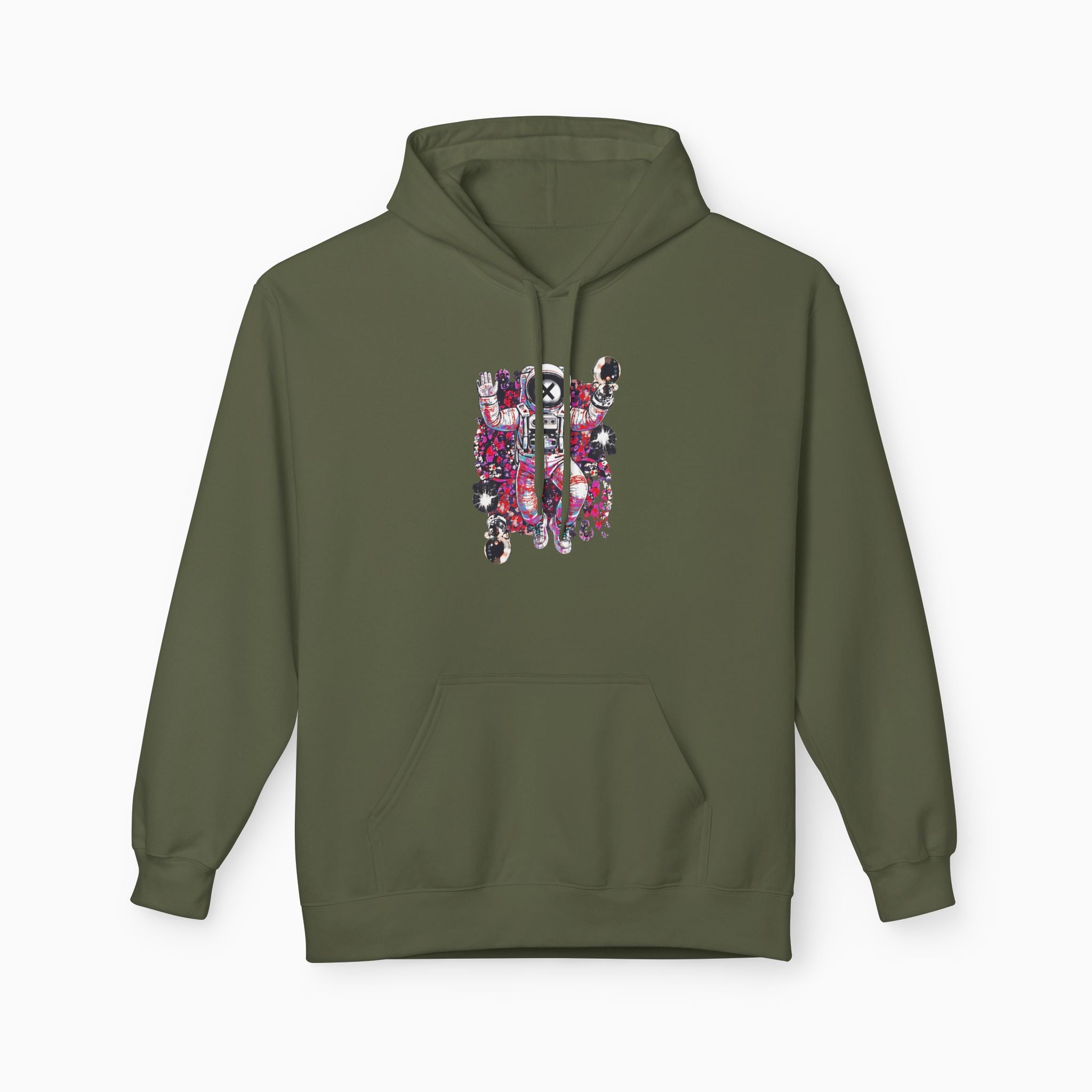 Astronaut Floating in Space Unisex Hoodie