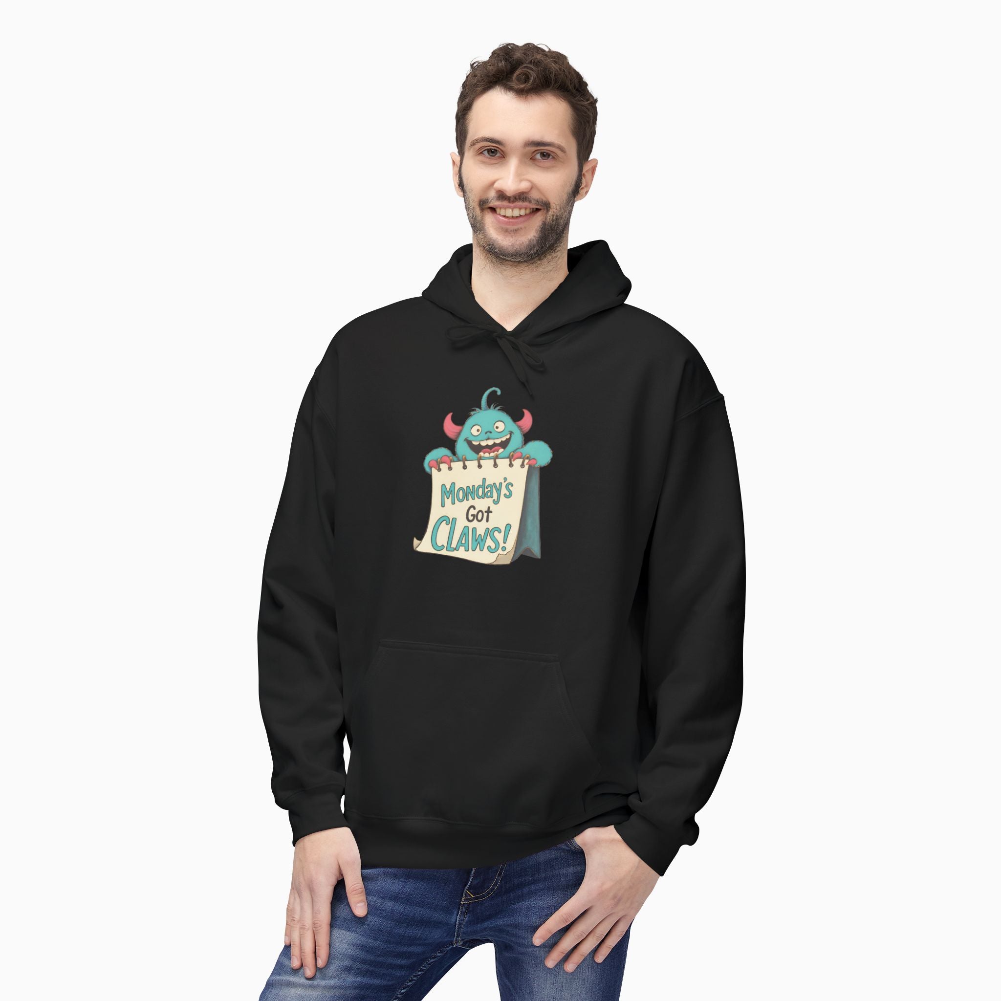 Monday's Got Claws Unisex Hoodie