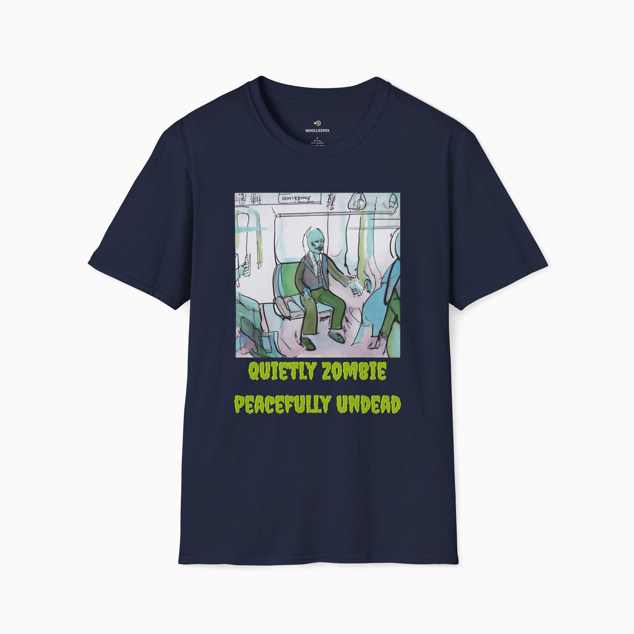 Quietly Zombie Peacefully Undead Unisex T-Shirt