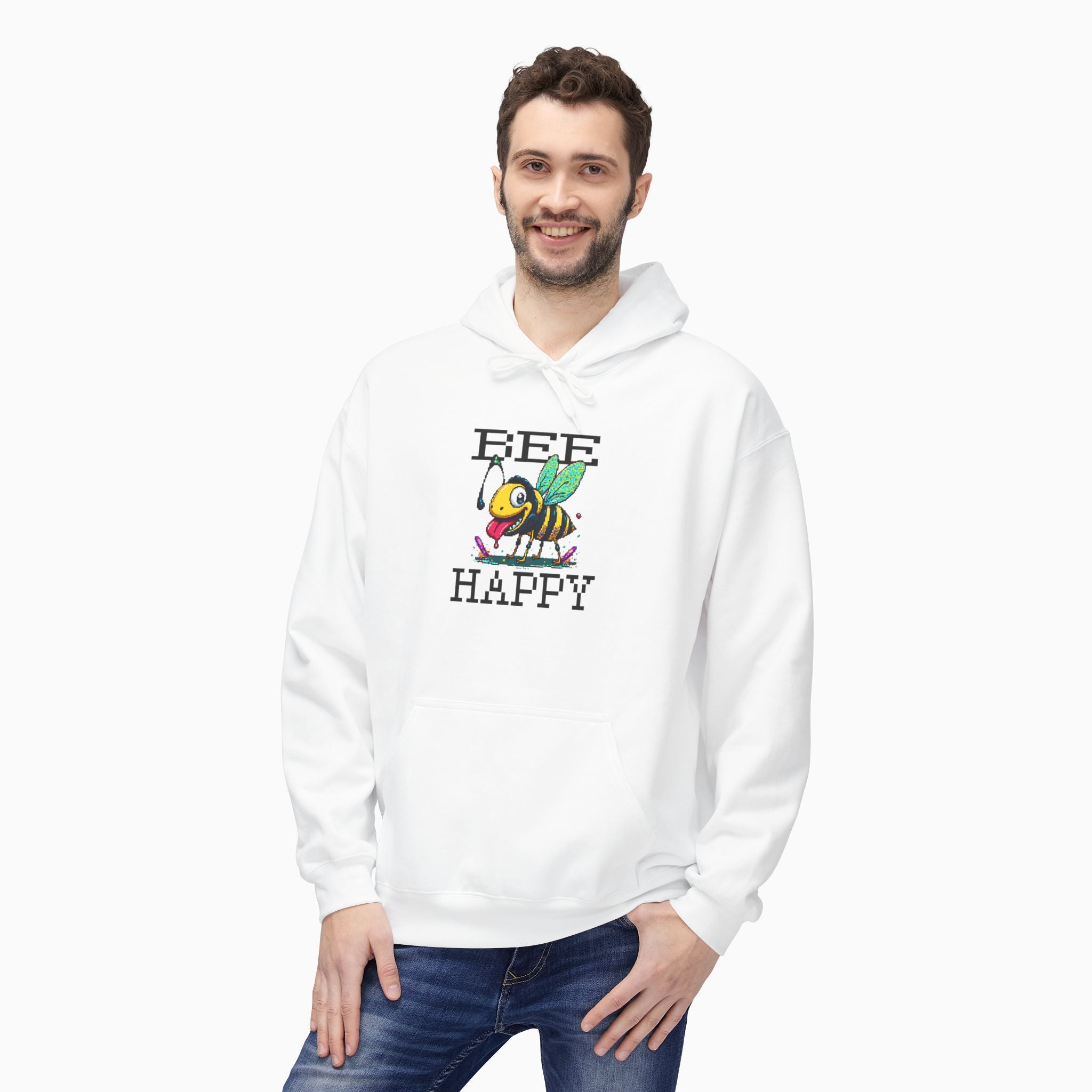 Bee Happy Unisex Hoodie