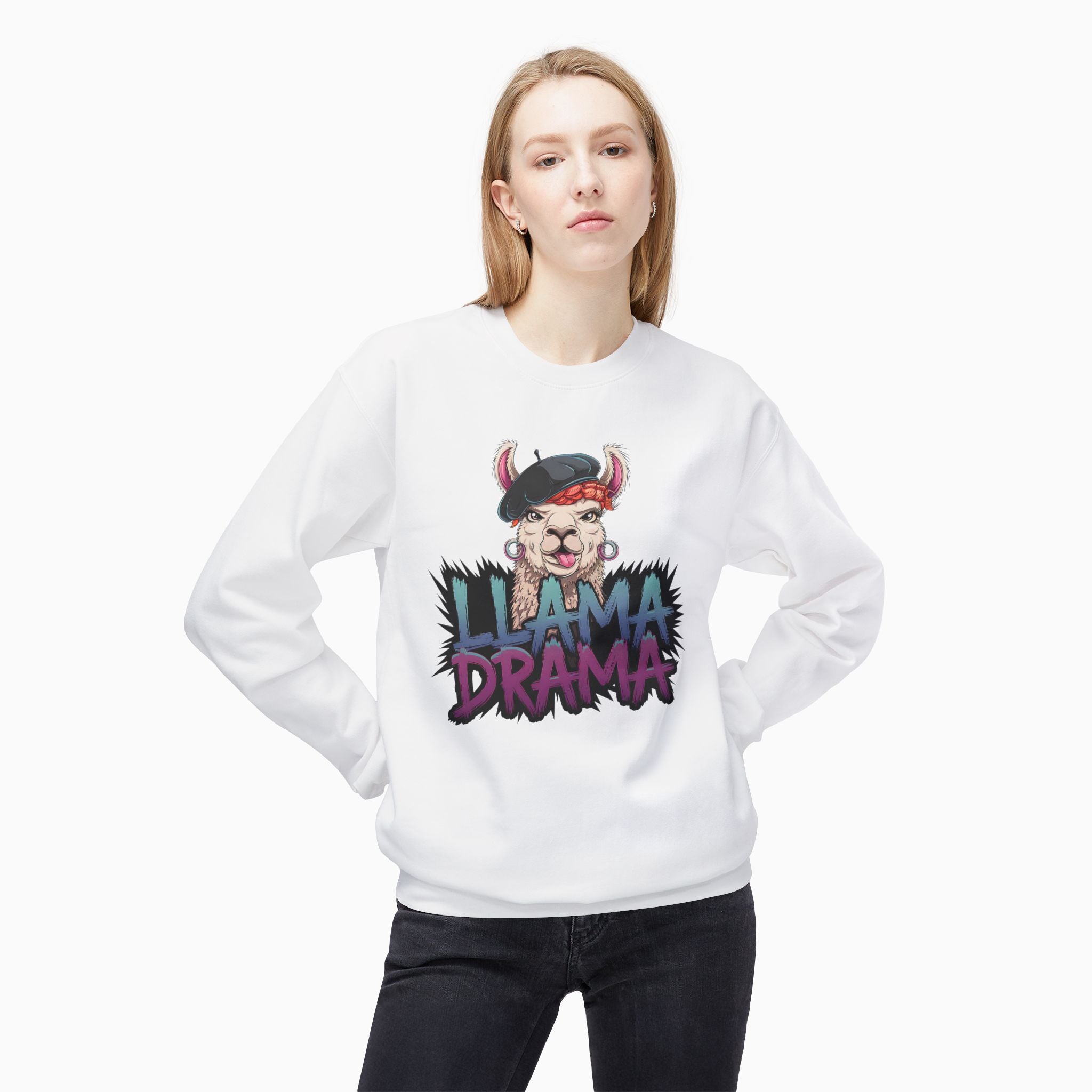 Nft Style  Llama Drame Unisex Sweatshirt