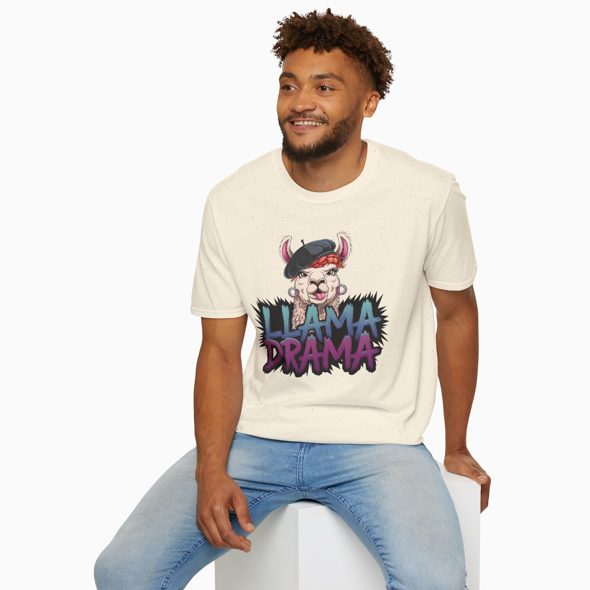 Nft Style Llama Drame Unisex T-Shirt