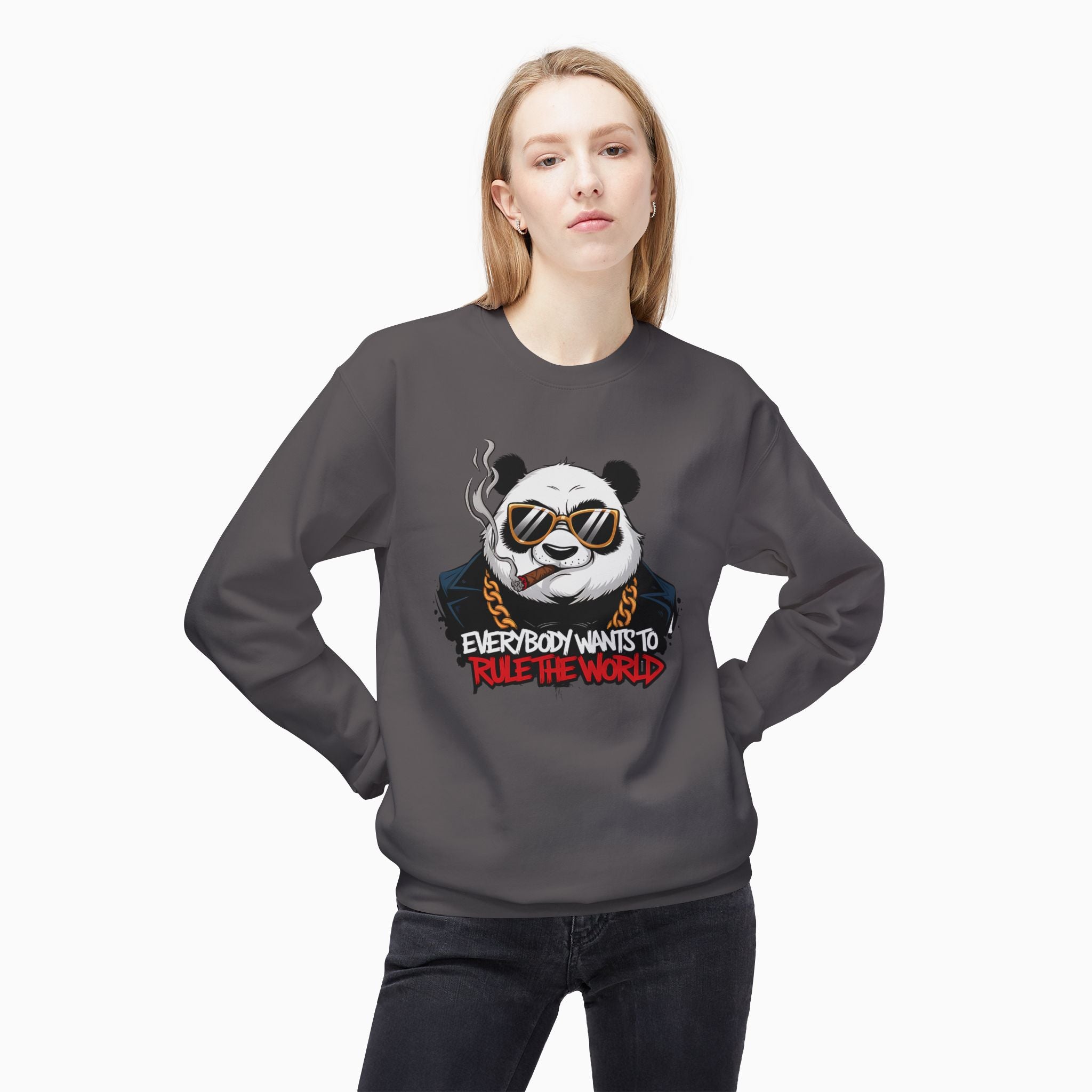 Gangster Panda: Everybody Wants to Rule the World  Unisex Sweatshirt
