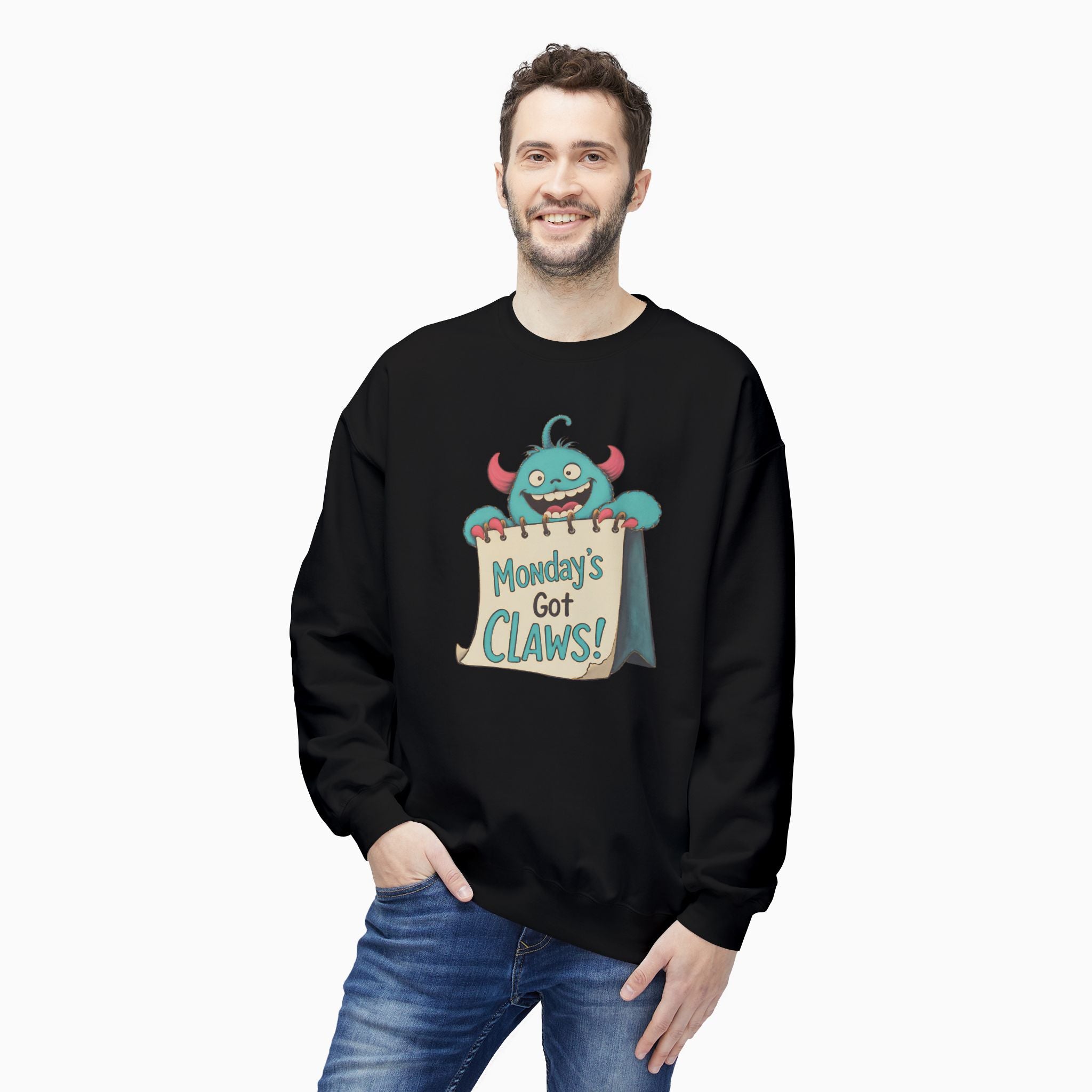 Monday's Got Claws Unisex Sweatshirt
