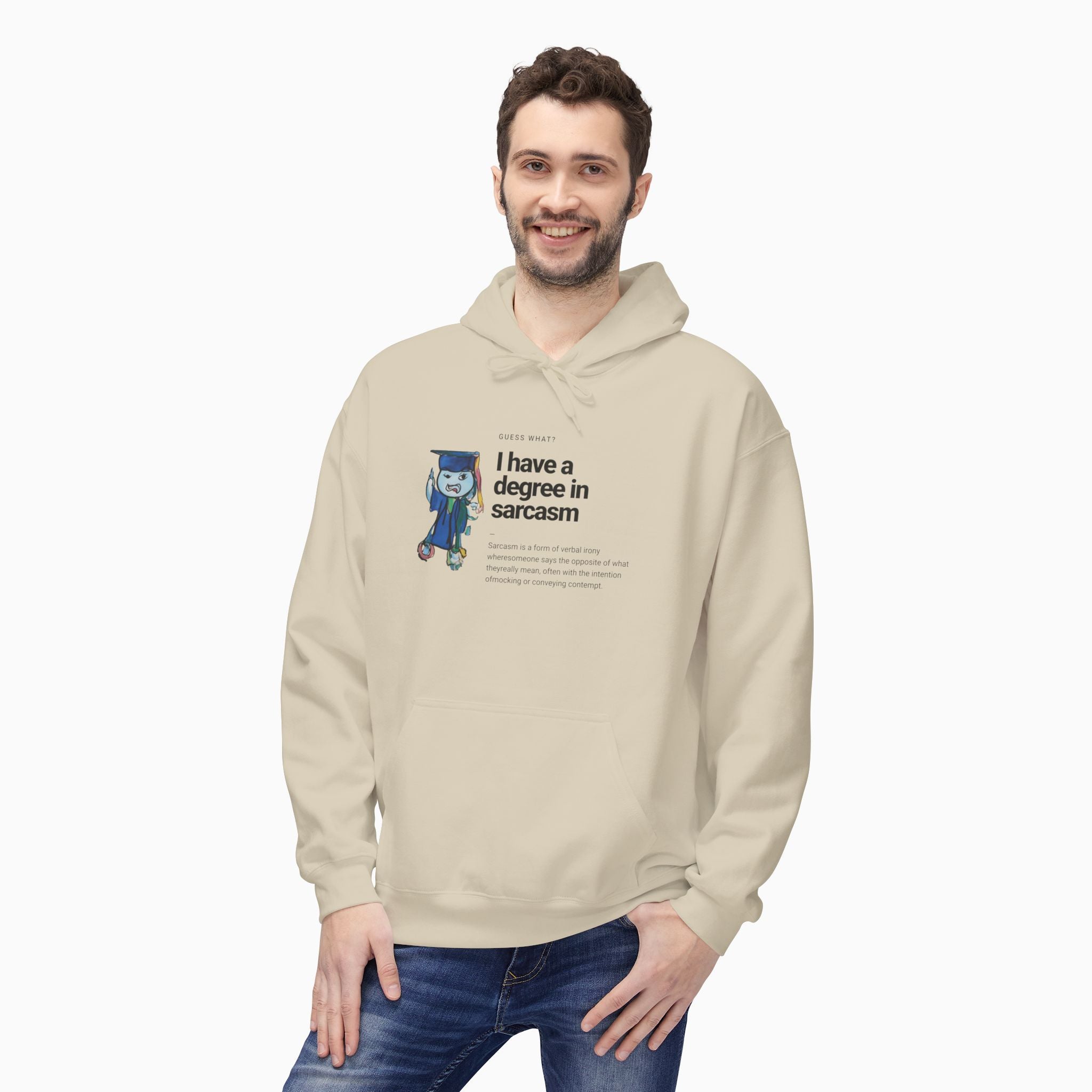 I Have a Degree in Sarcasm Dark Humor Unisex Hoodie