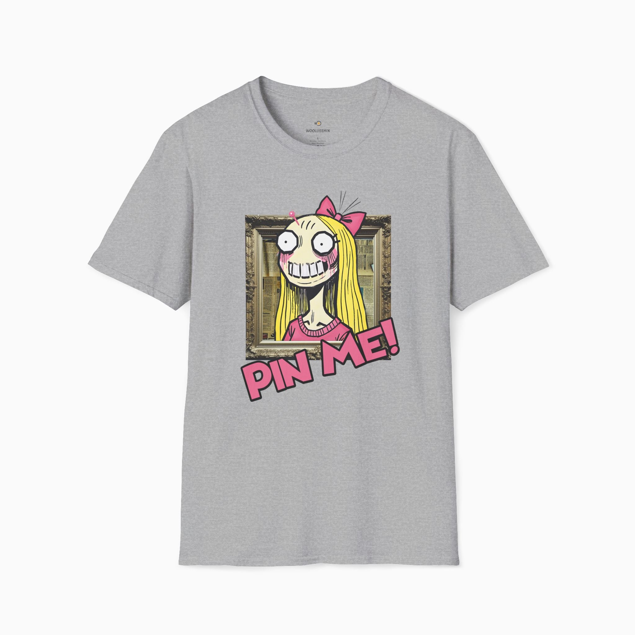 Pin Me Unisex T-Shirt - Premium 100% Cotton Classic Crew Neck Tee