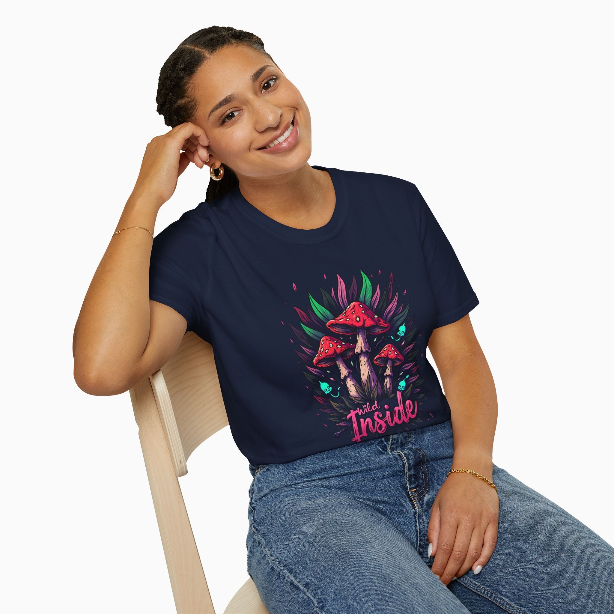 Poisonous Mushrooms Wild Inside Unisex T-Shirt