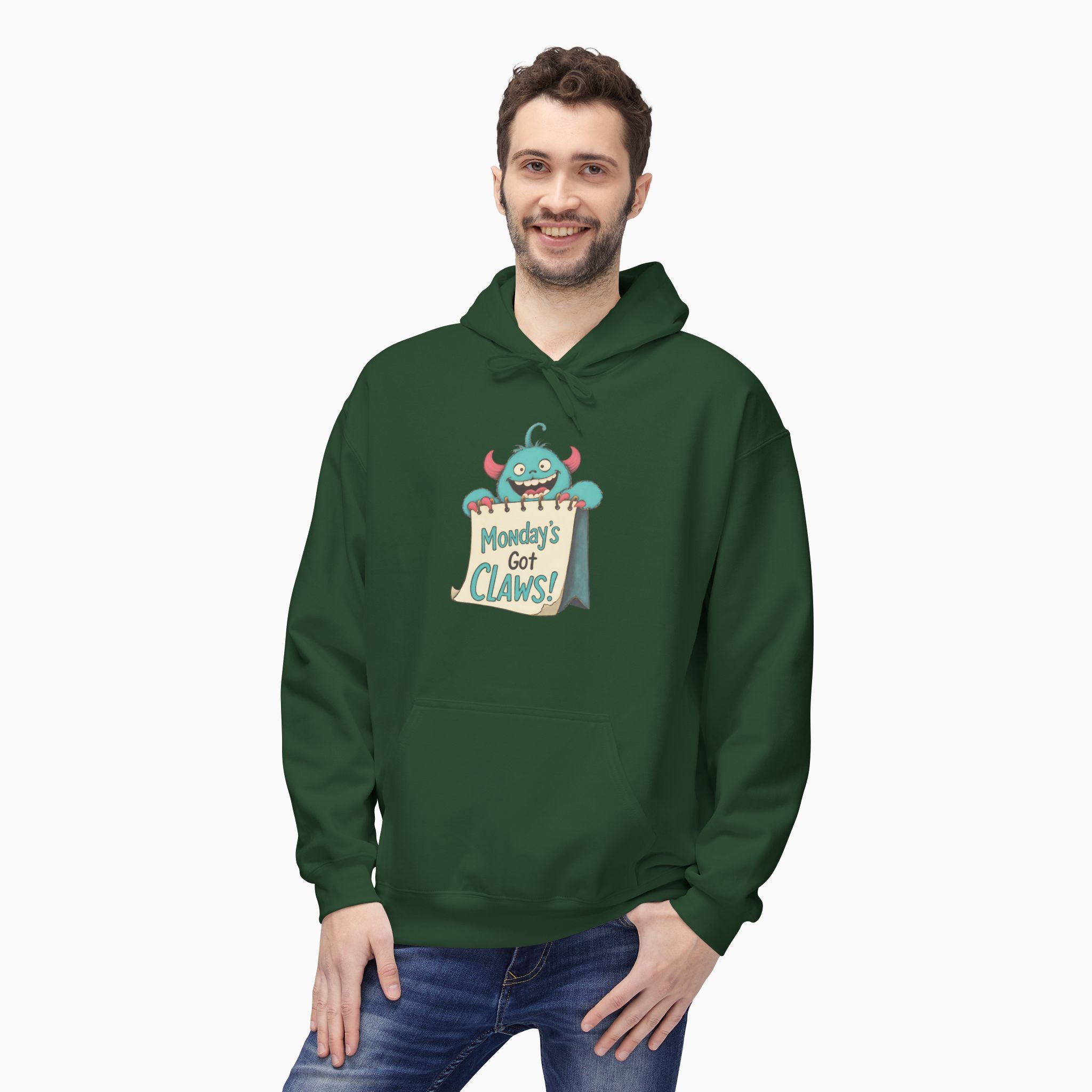 Monday's Got Claws Unisex Hoodie