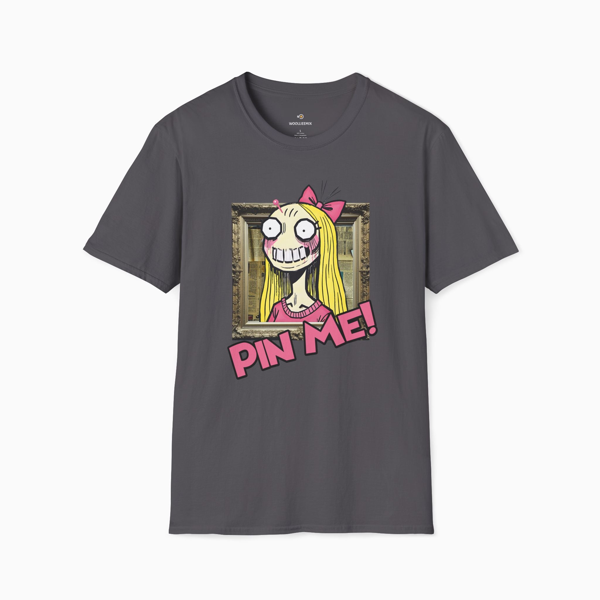 Pin Me Unisex T-Shirt - Premium 100% Cotton Classic Crew Neck Tee