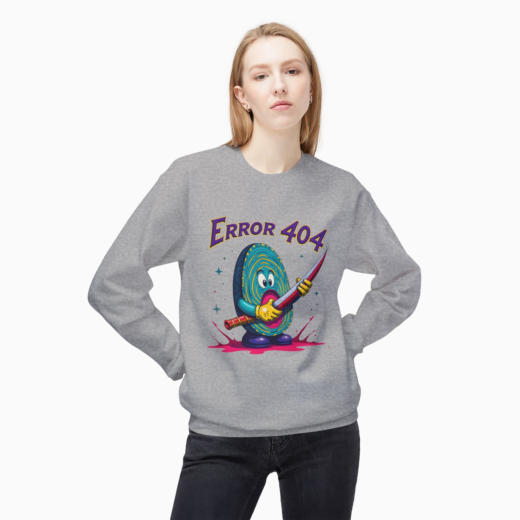 Blood Test Error 404 Unisex Sweatshirt