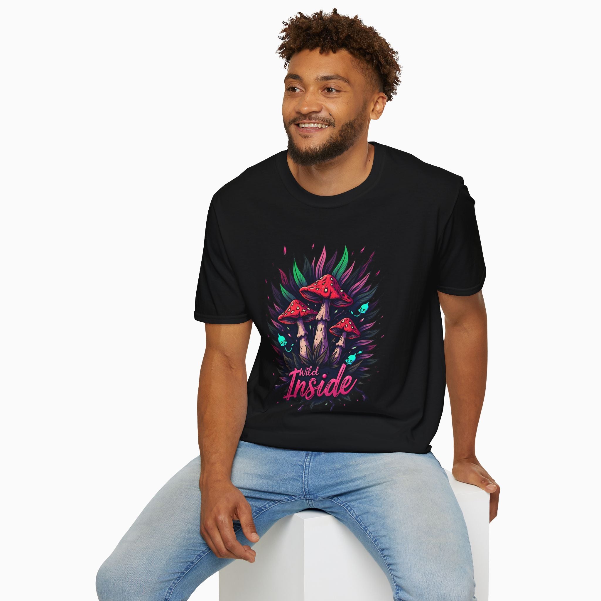 Poisonous Mushrooms Wild Inside Unisex T-Shirt
