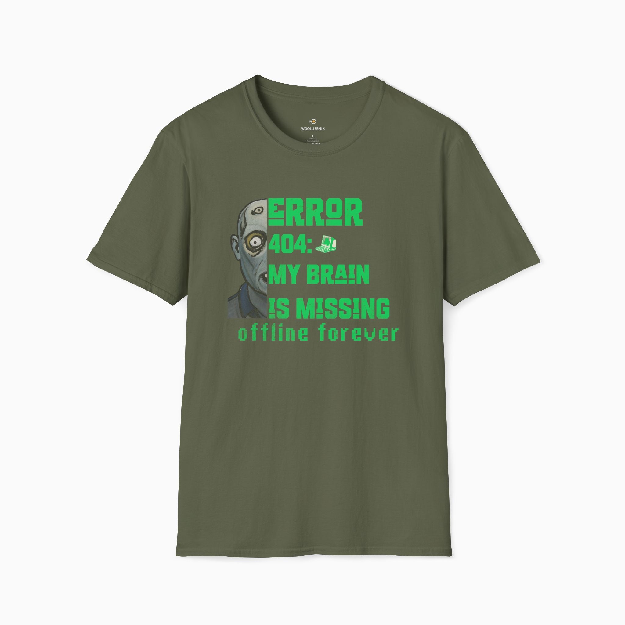 Error 404: My Brain is Missing Offline Forever Unisex T-Shirt