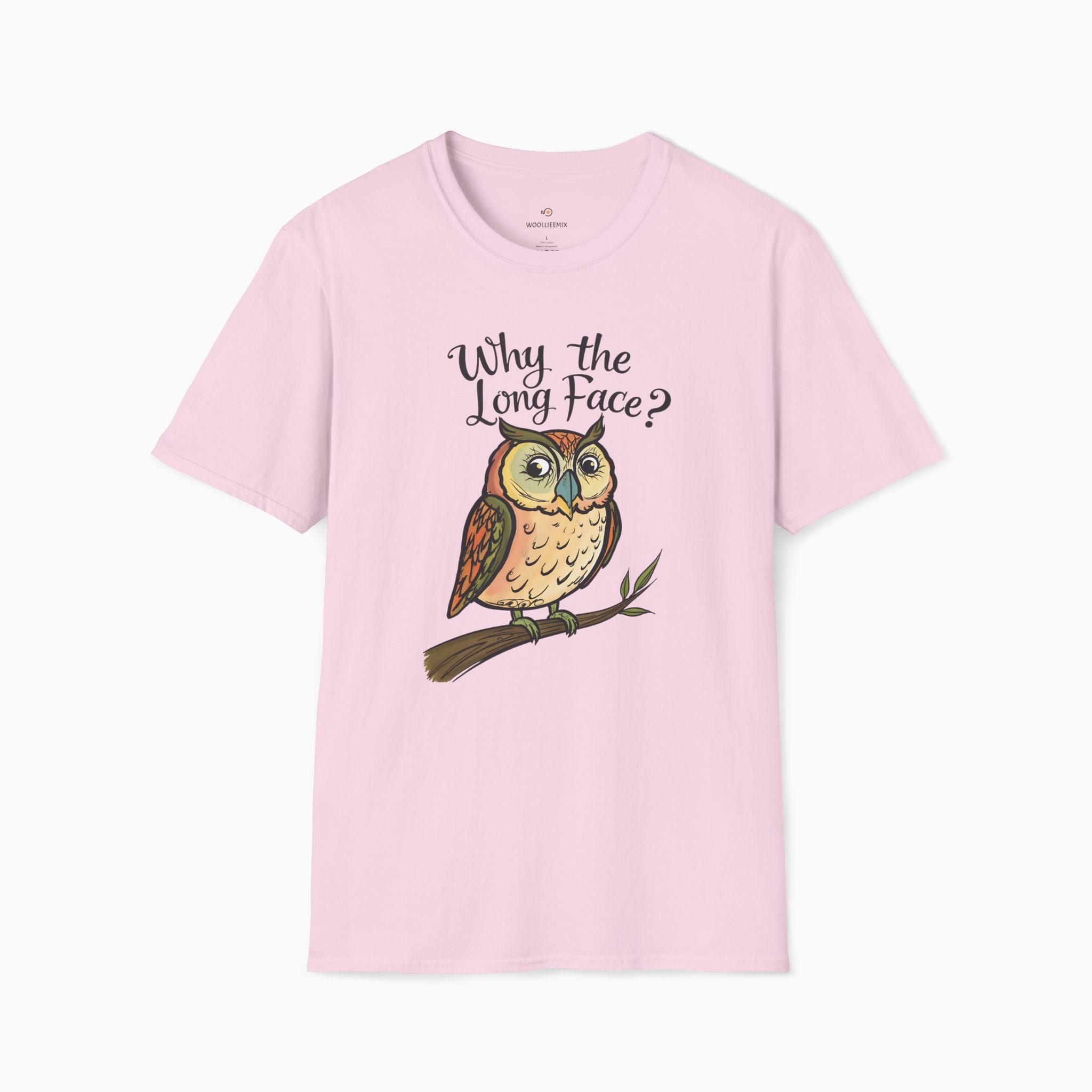 Night Owl Why the Long Face Unisex T-Shirt