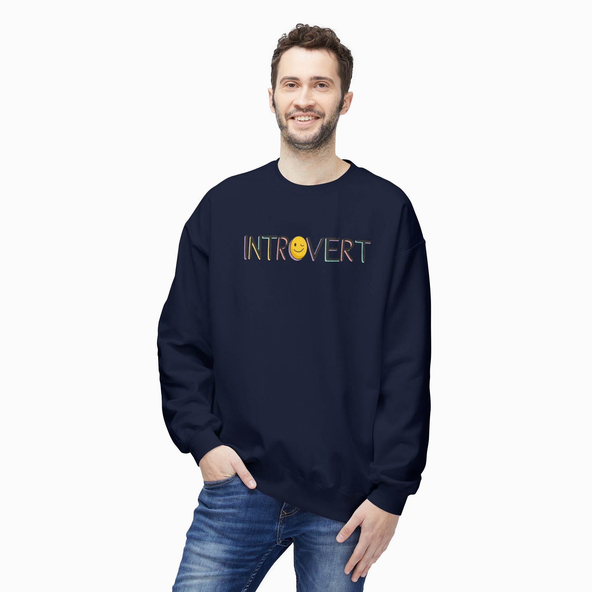 Introvert Unisex Sweatshirt | Exclusive Design by Woollieemix