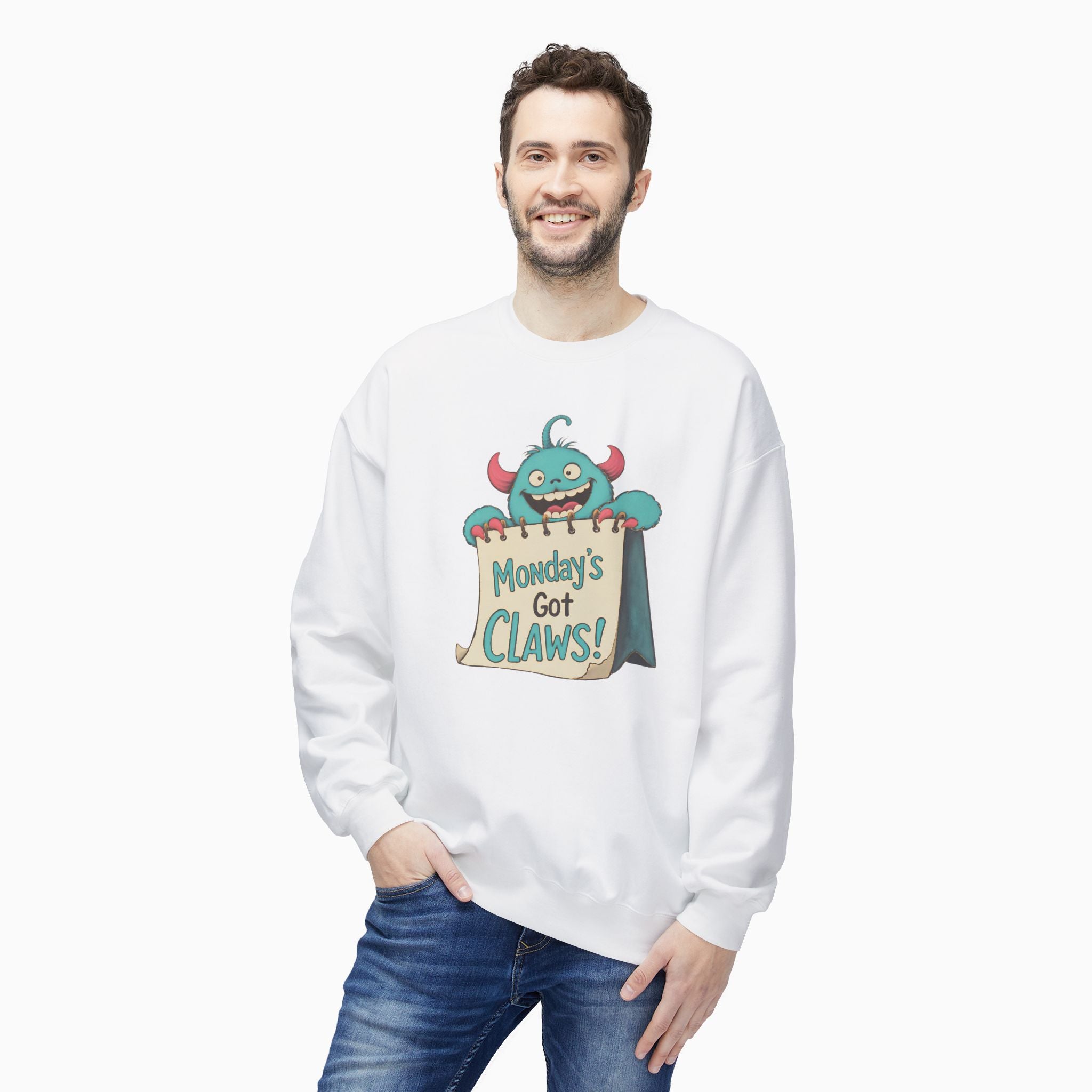 Monday's Got Claws Unisex Sweatshirt