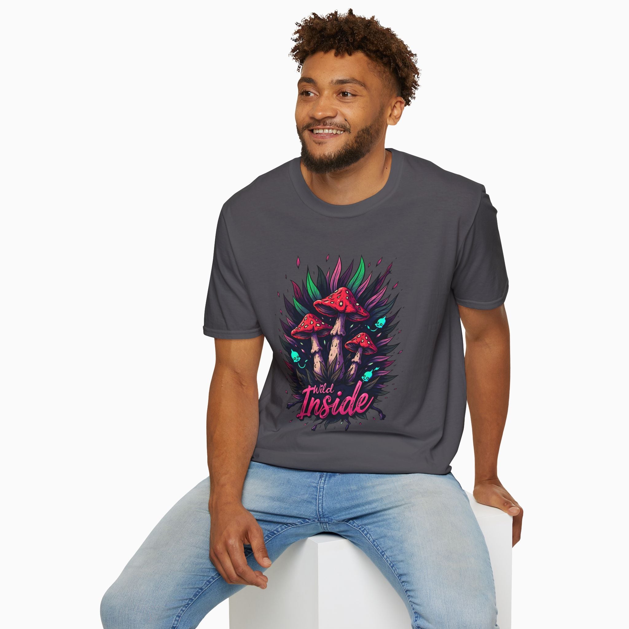 Poisonous Mushrooms Wild Inside Unisex T-Shirt